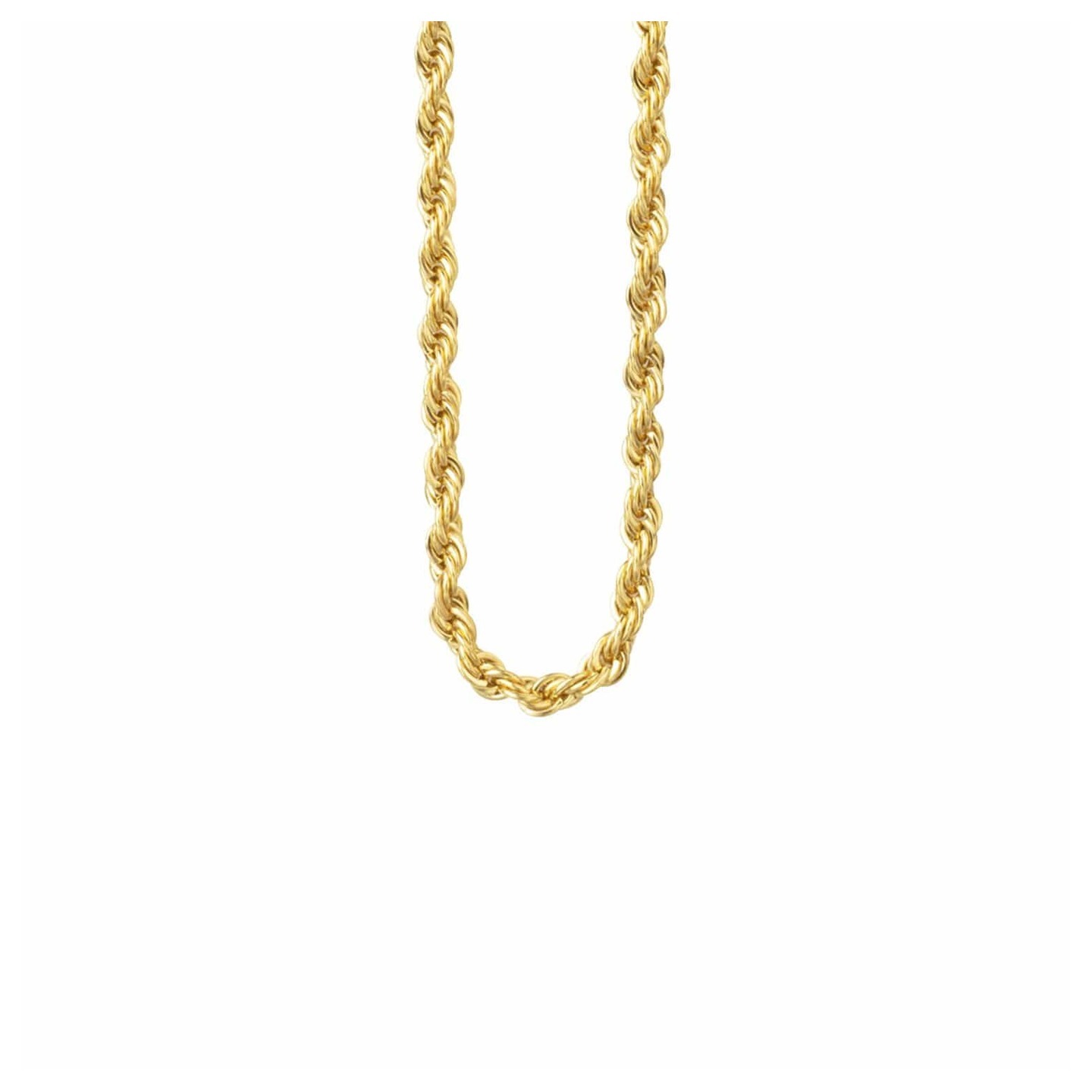 Gold Stainless Steel Polished 3.5mm French Rope Chain