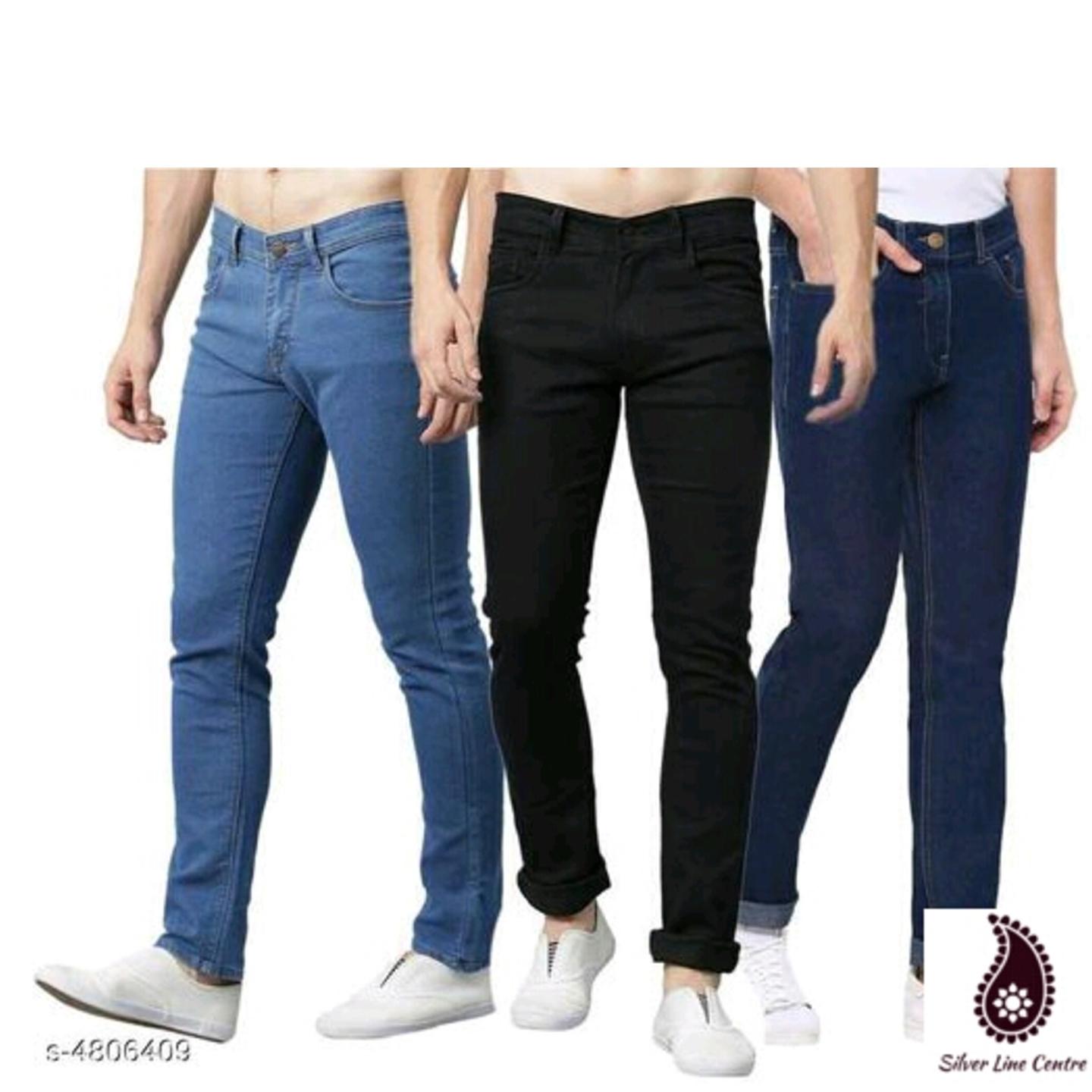 Men's Jeans Pant Combo 3 pcs