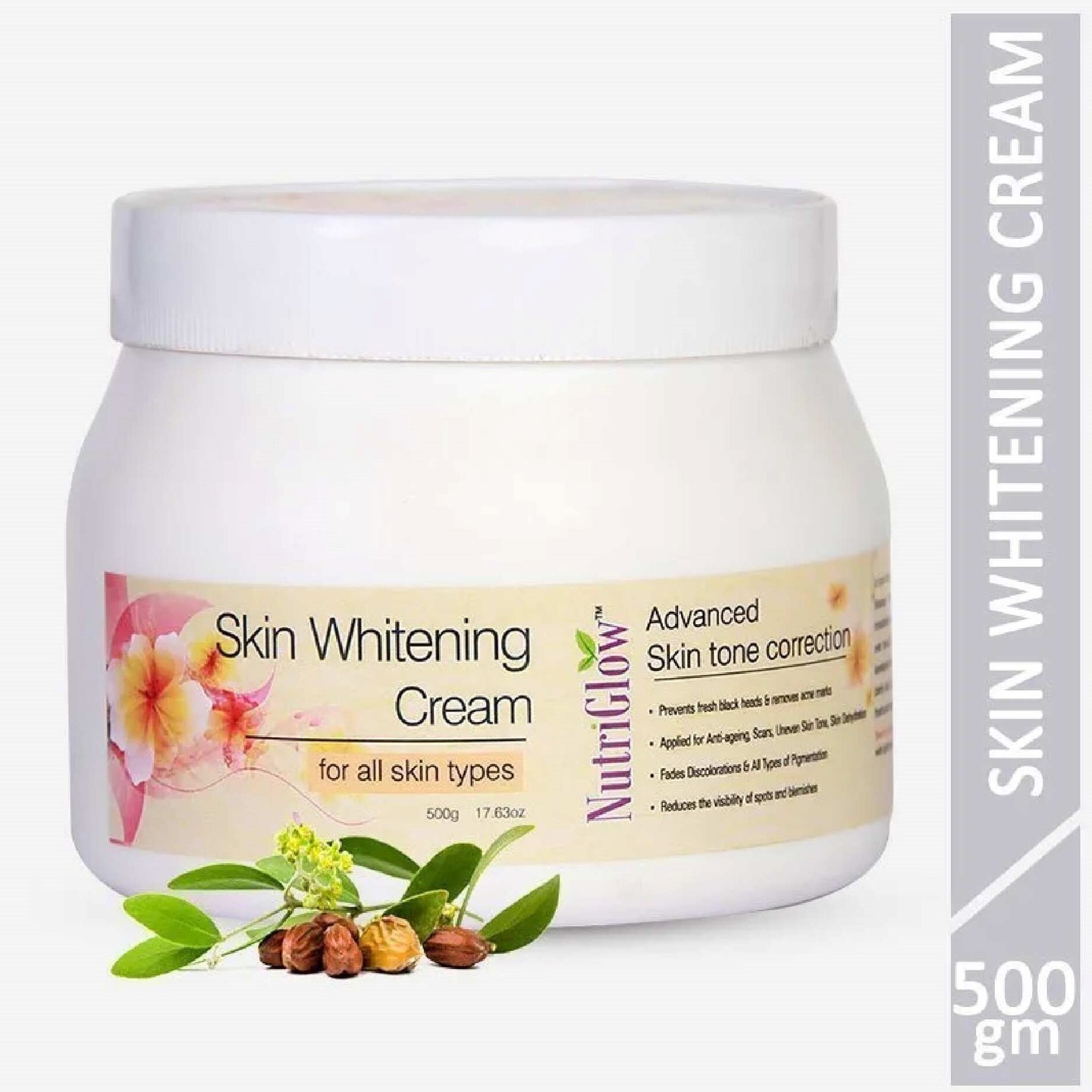 NUTRIGLOW SKIN WHITENING CREAM Size-500 gm