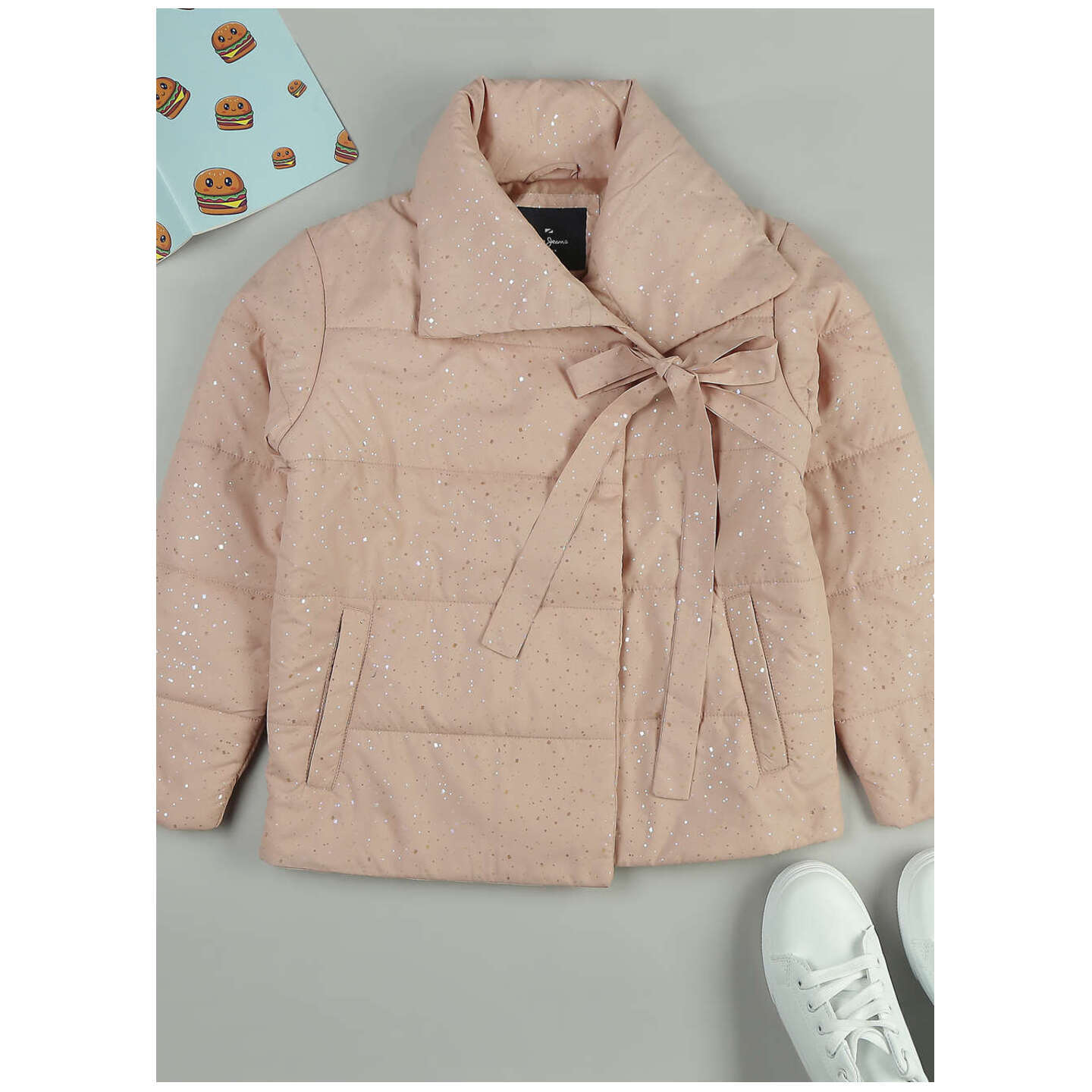 DAHILA SHINY QUILTED JACKET  For Girls