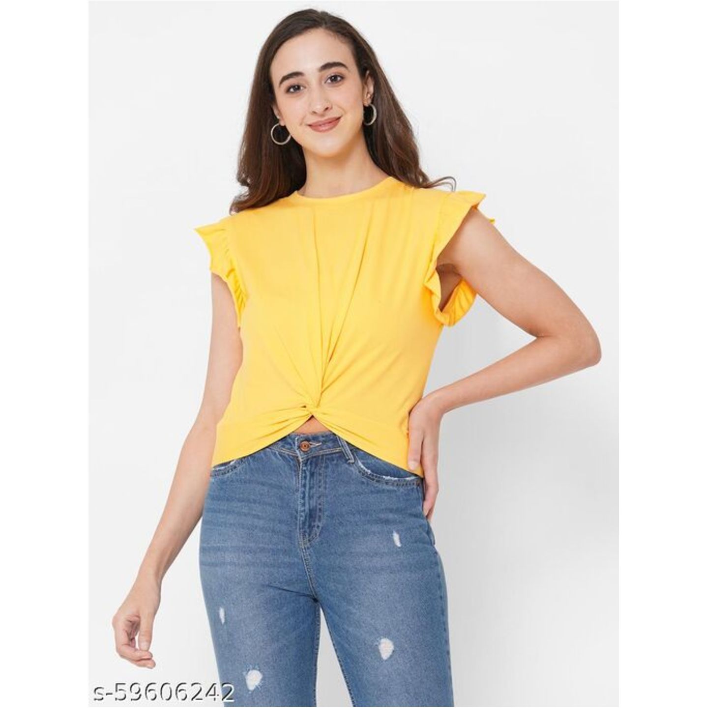 Chic Lemon Crop Top