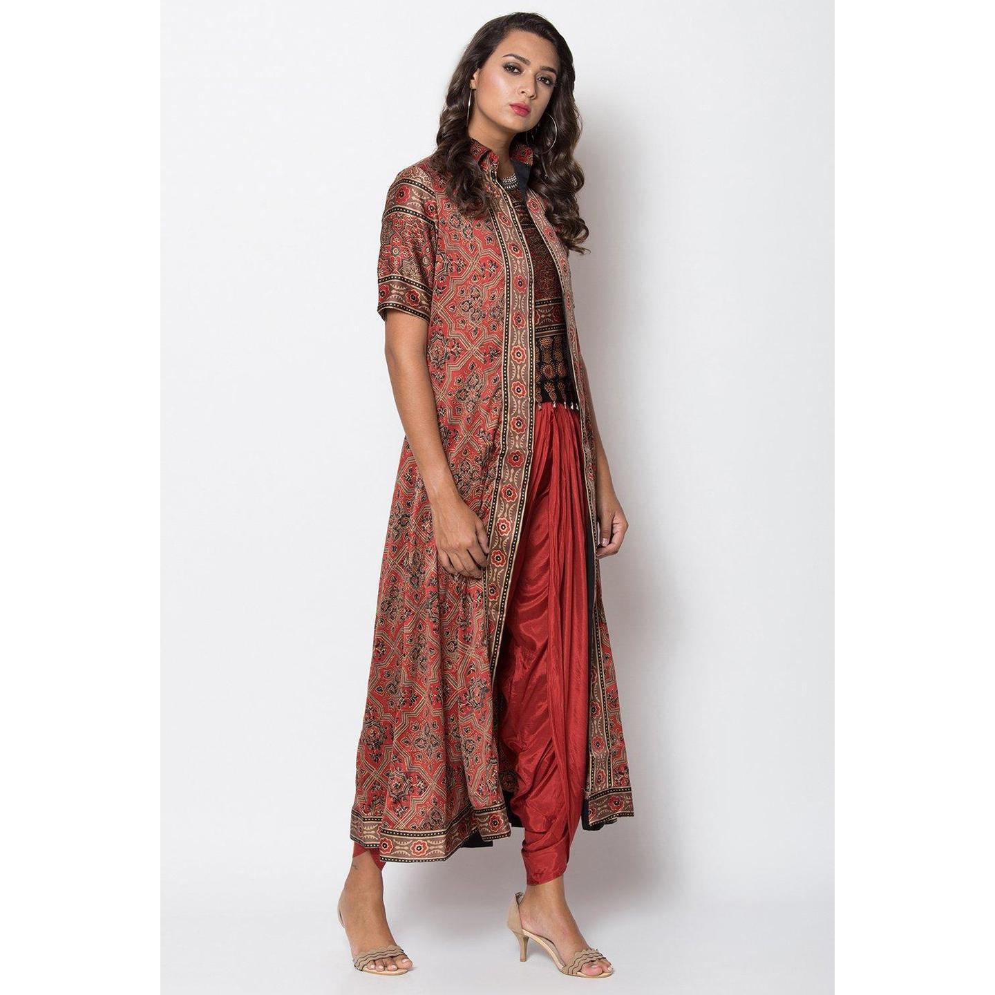 Rust Poly Modal Three Piece Set