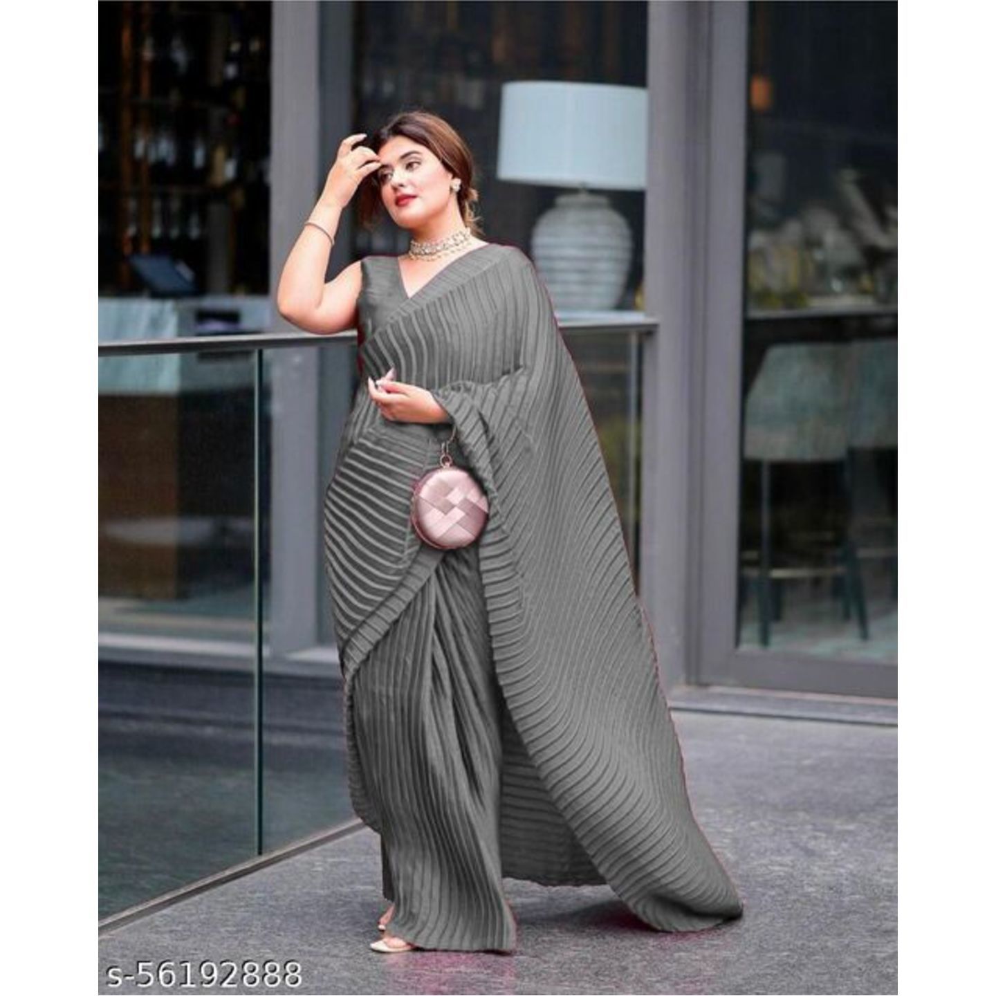 Elegant Pliting Saree-