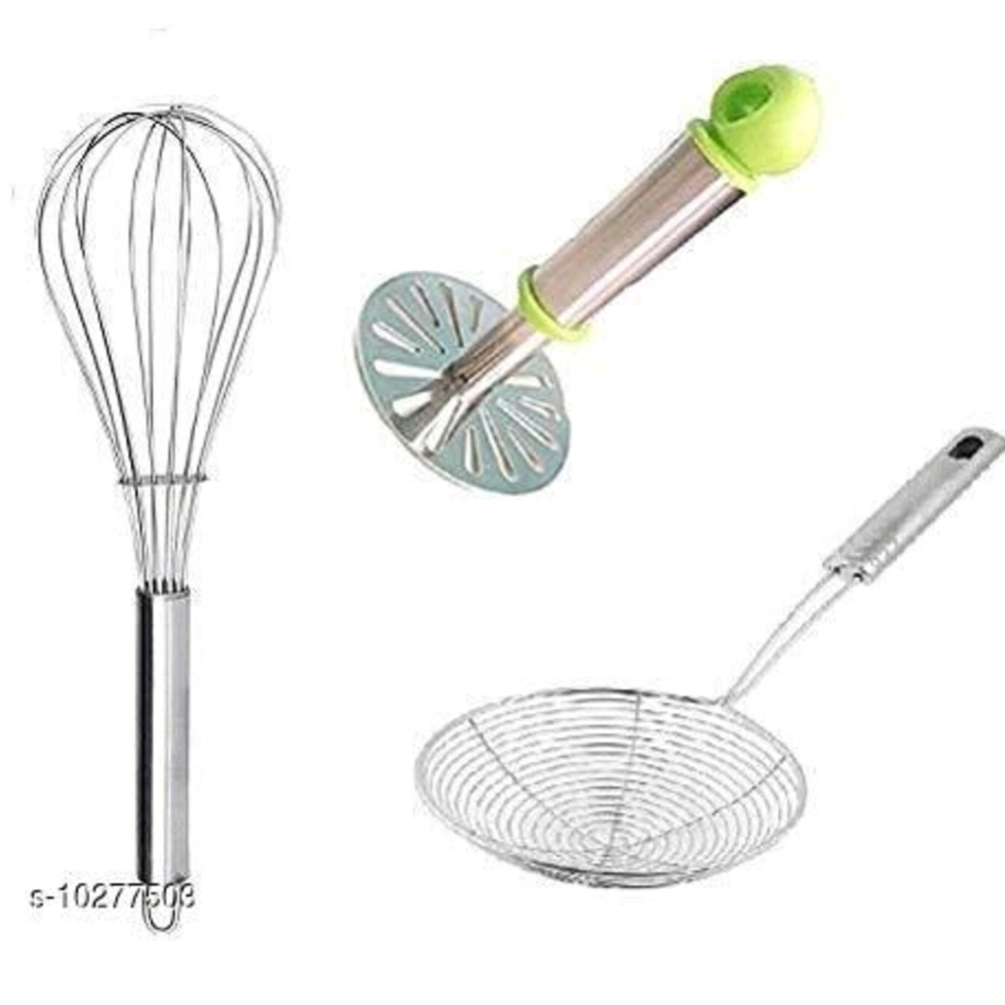 Perfect 3 in 1 Combo-Whisk,Strainer,Masher,