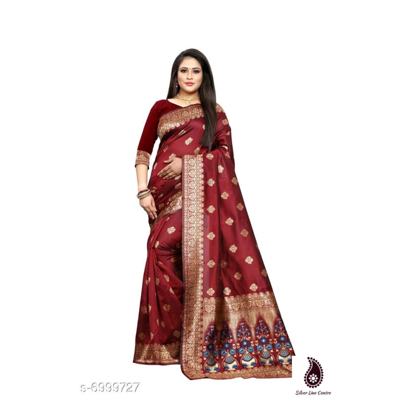 Womens Partywear Banarsi Saree