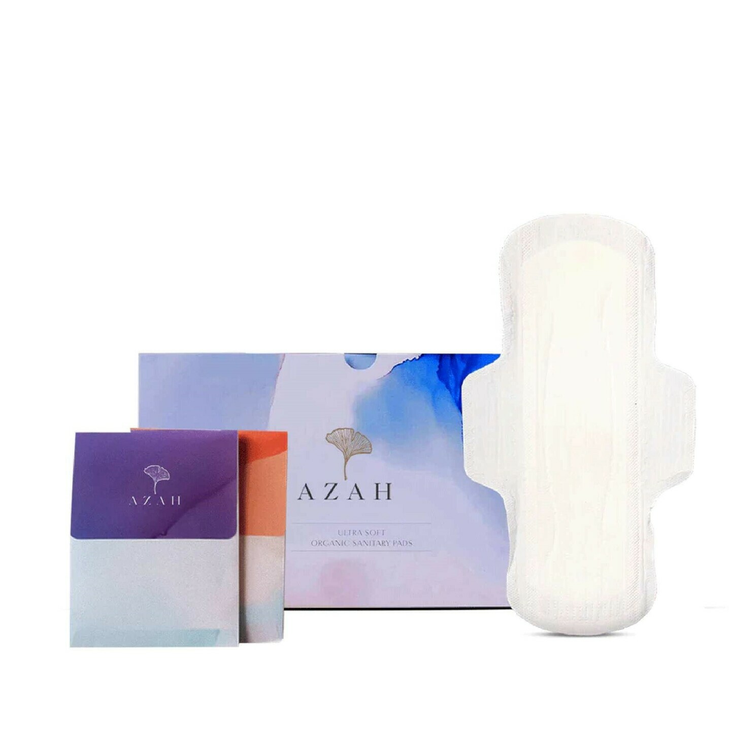 Azah Box of 30 Rash Free Sanitary Pads With Disposal Bags by AZAH