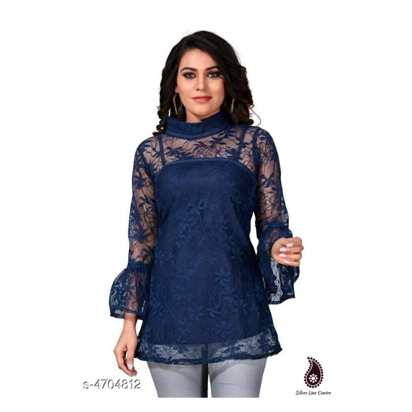 Womens Lace Net Top