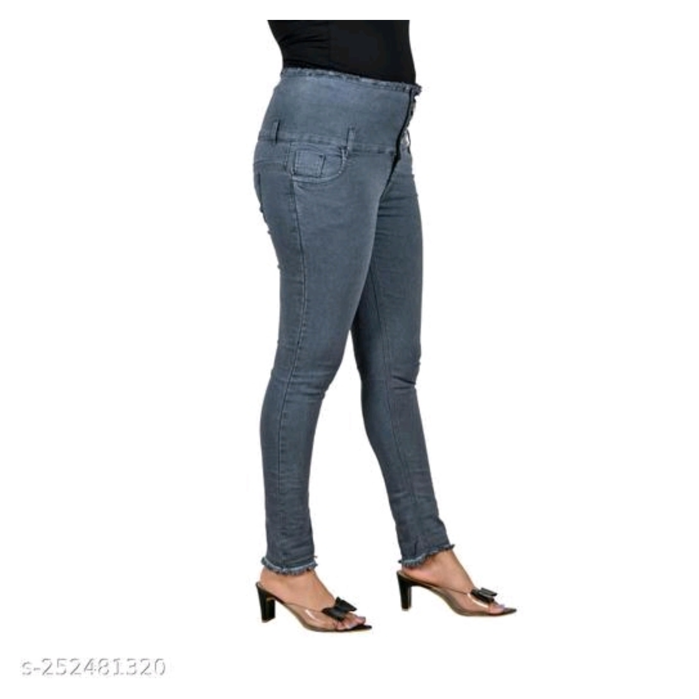 VKreation 4 Buttons Denim Women's Jeans*