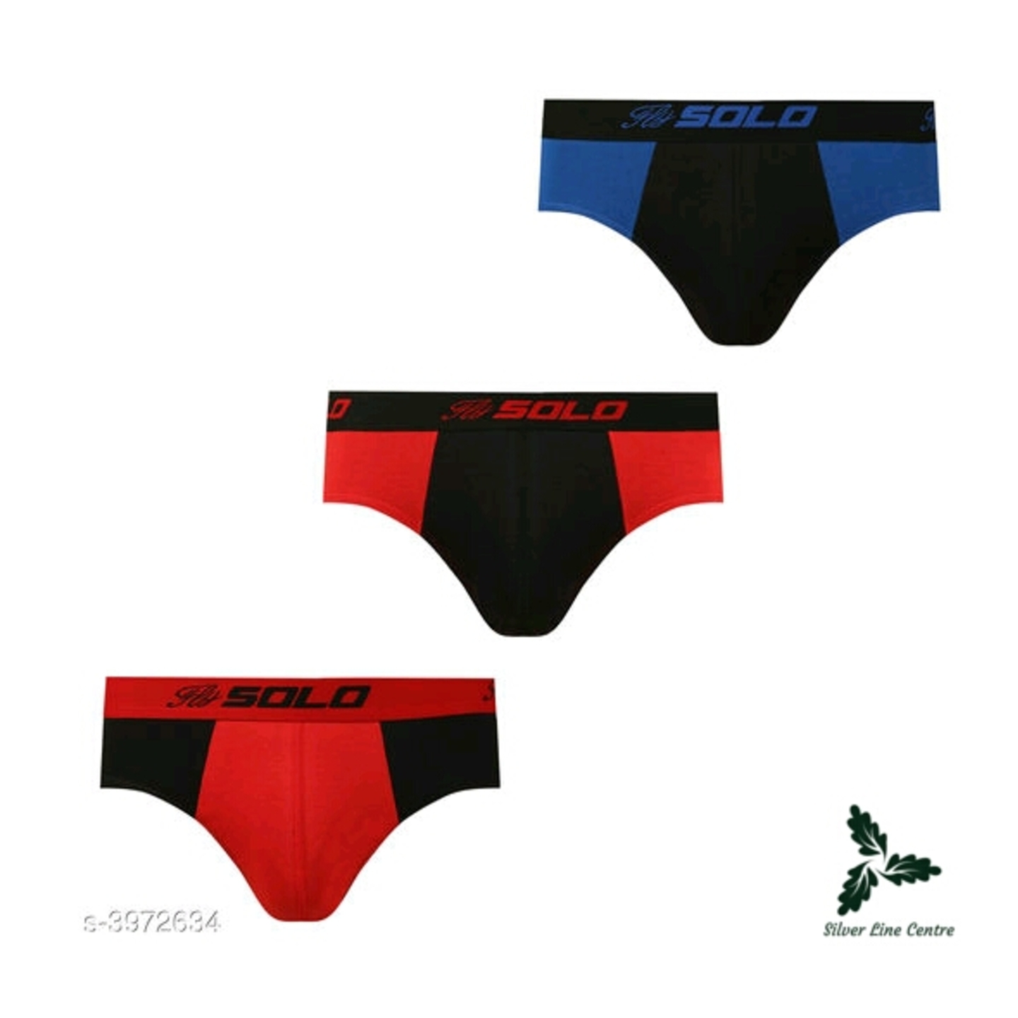 Trendy Mens Solid Briefs- 3 Pcs size,rate variable