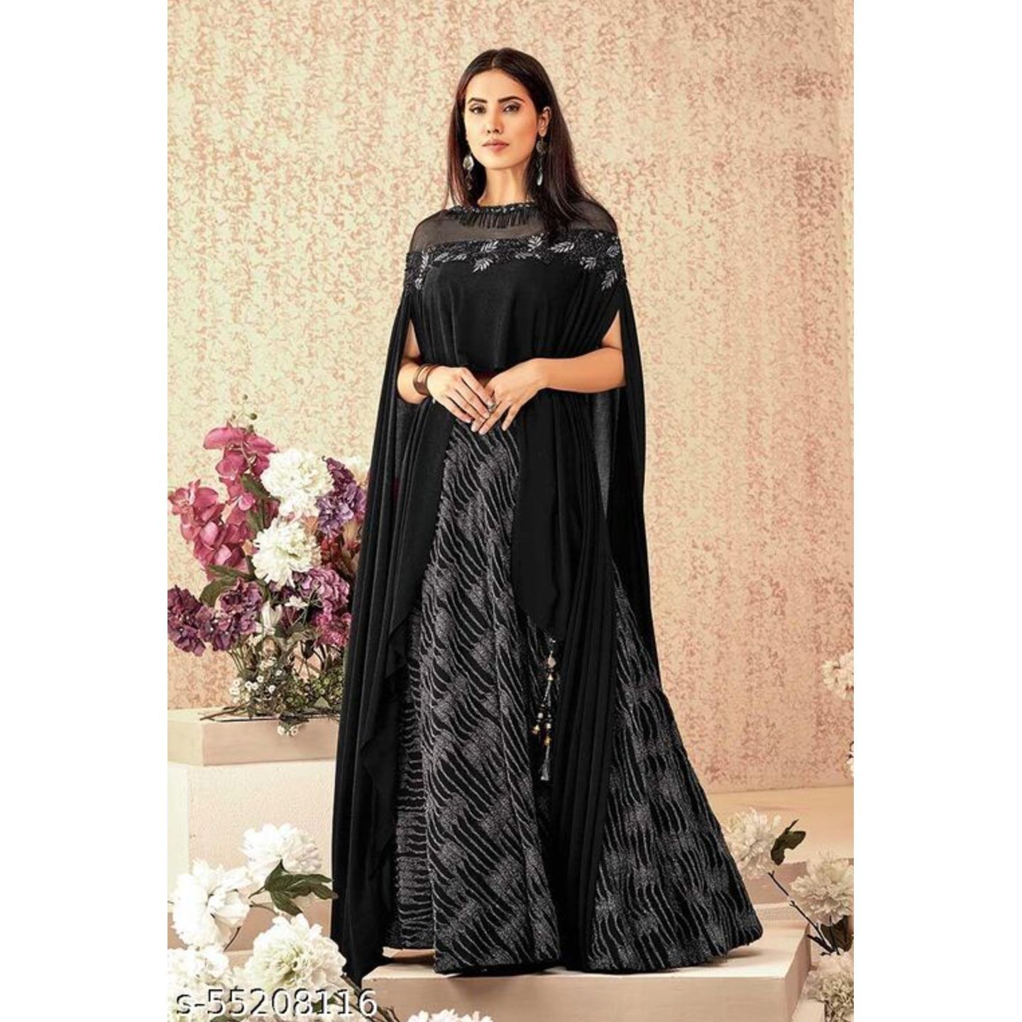 Jivika Voguish Women Lehenga-Free Size