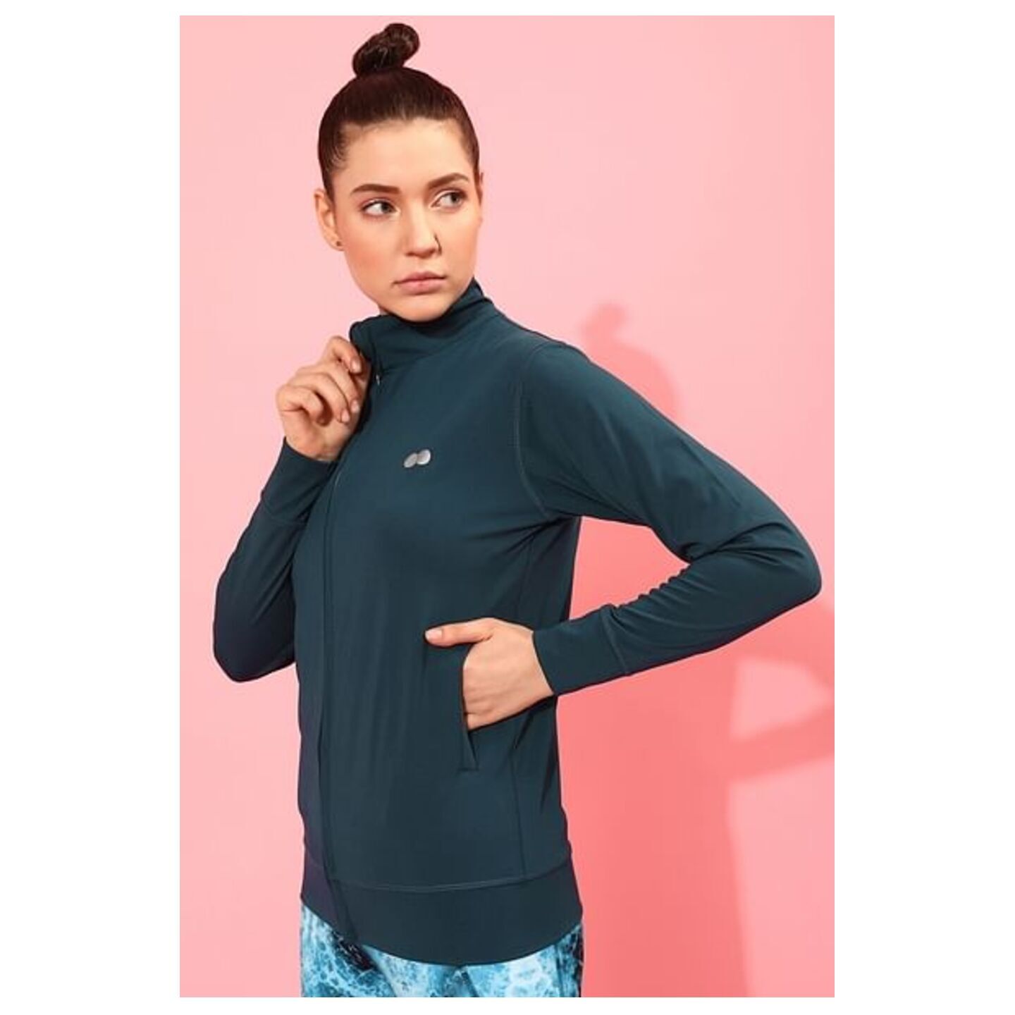 Activewear Jacket in Teal 