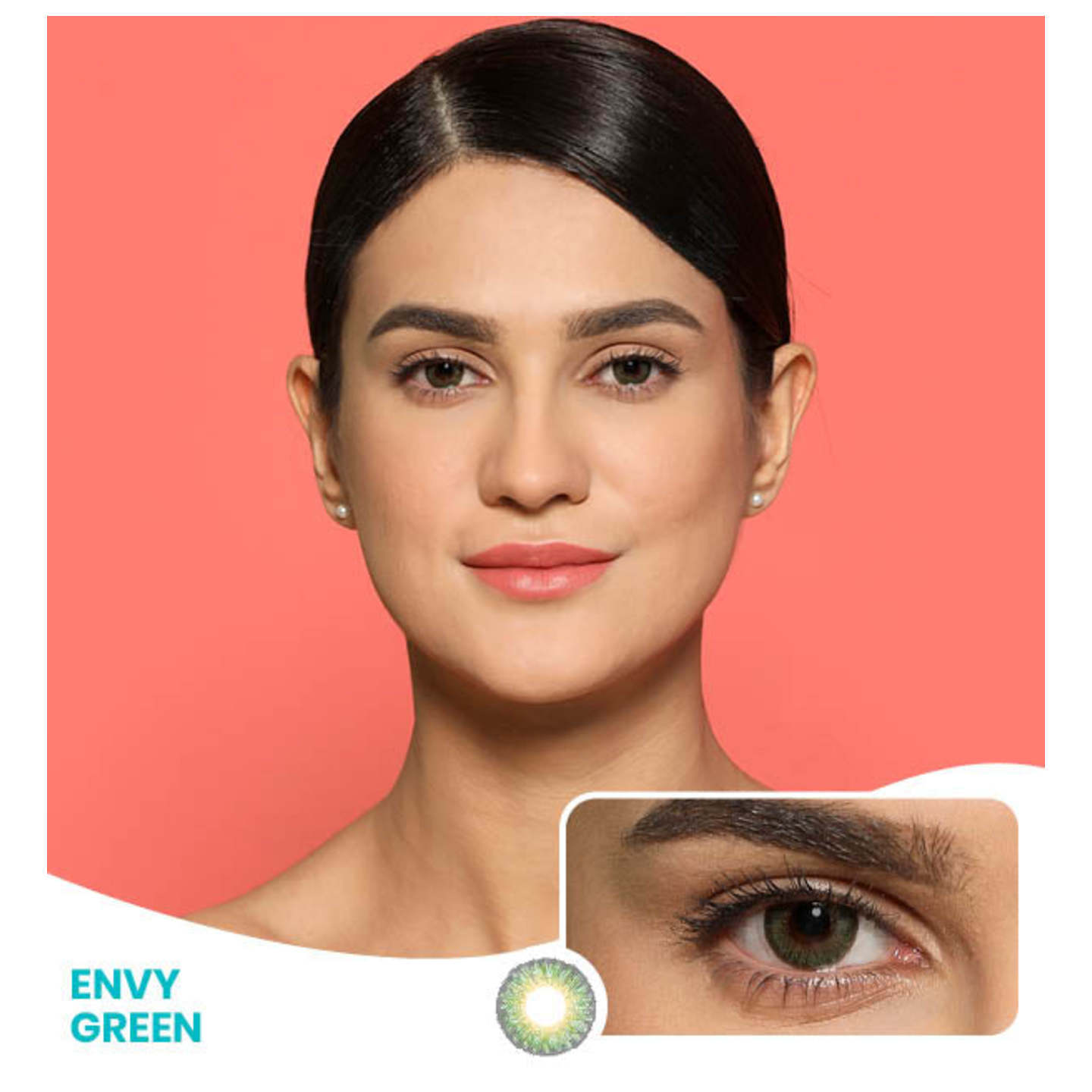 Aquacolor Dailies - Zero Power Color Contact Lenses (2 Lens Pack)