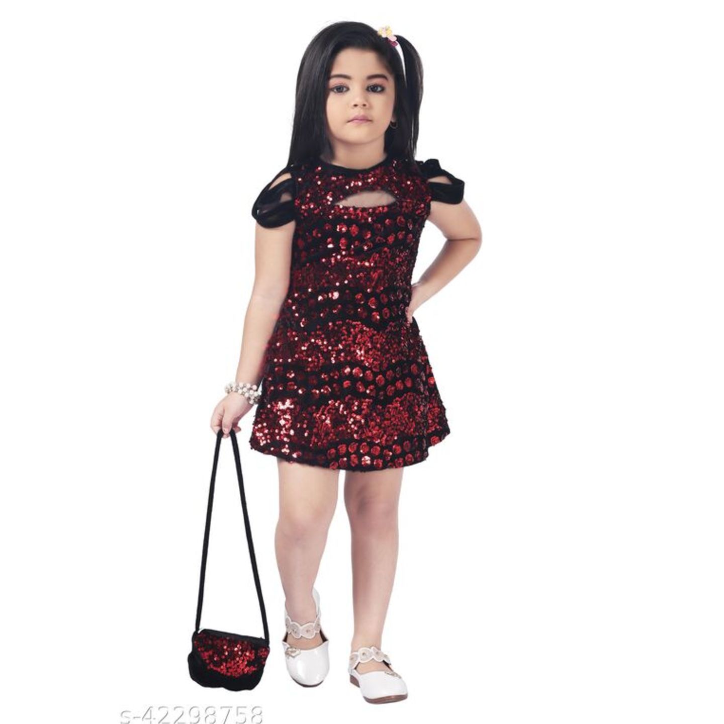 Girls Party Fancy Combo Dress