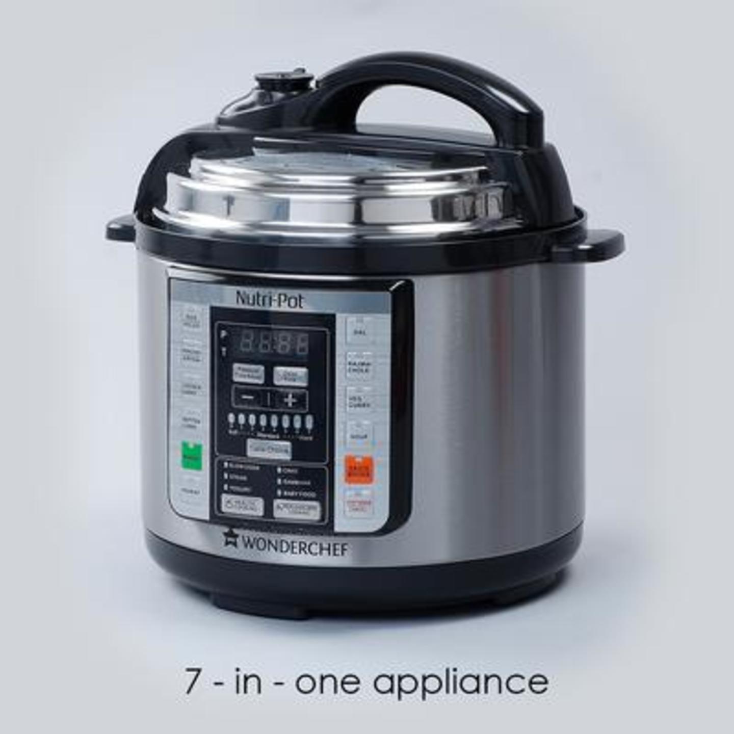 Nutri-Pot Electric Pressure Cooker With 7-In-1 Functions, 6L