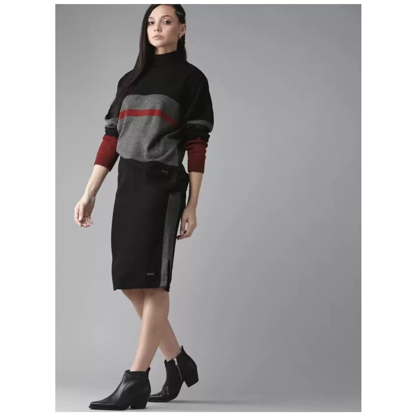 Roadster  Women Co-ords Black Dress