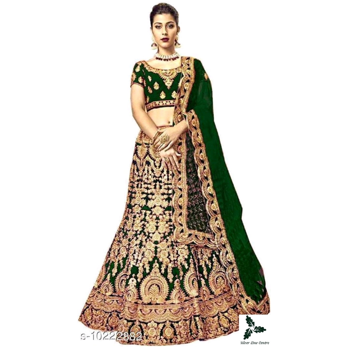 Fashionable Women's Silk Lehenga with Choli Size- Free Size