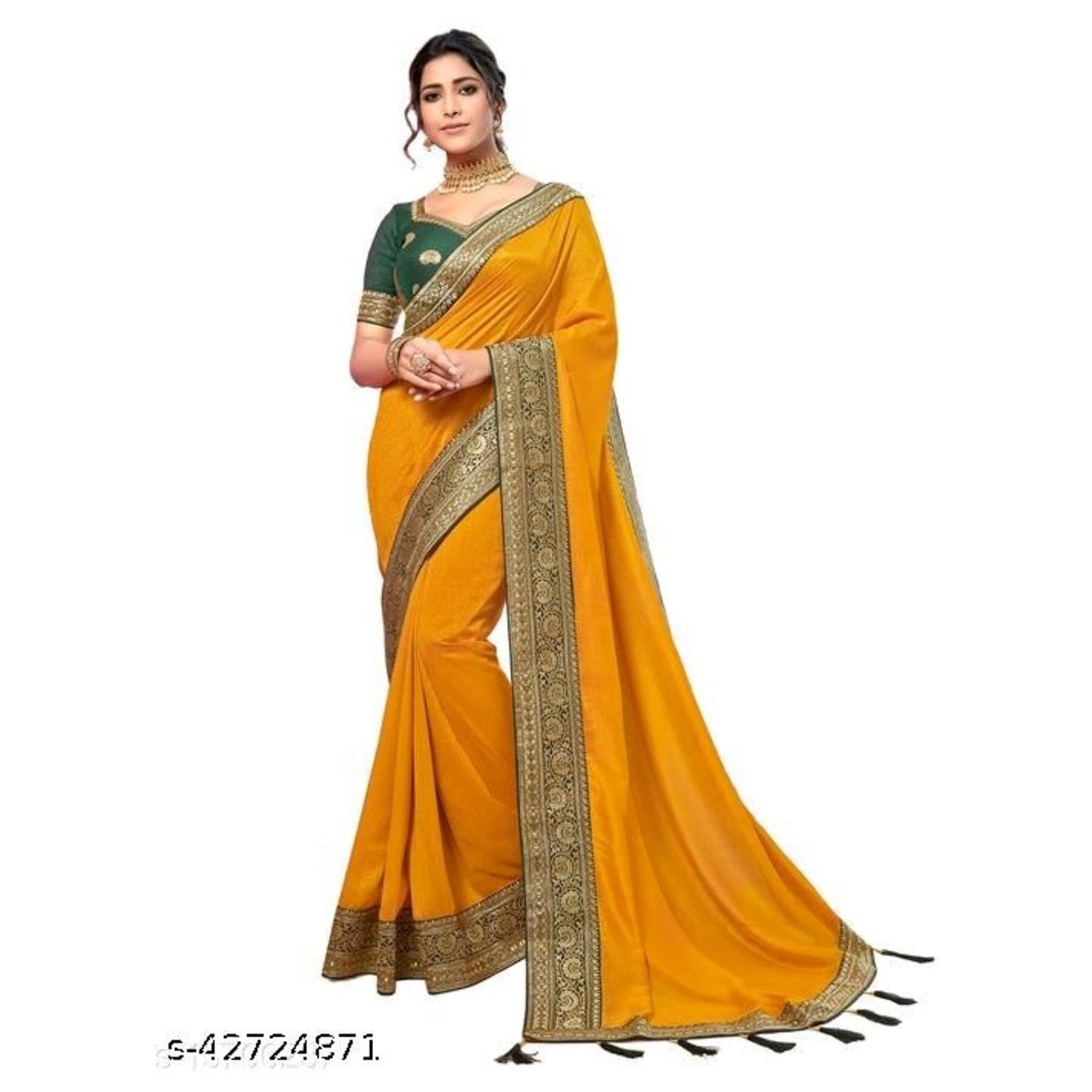 Abhisarika Attractive Sarees size free size