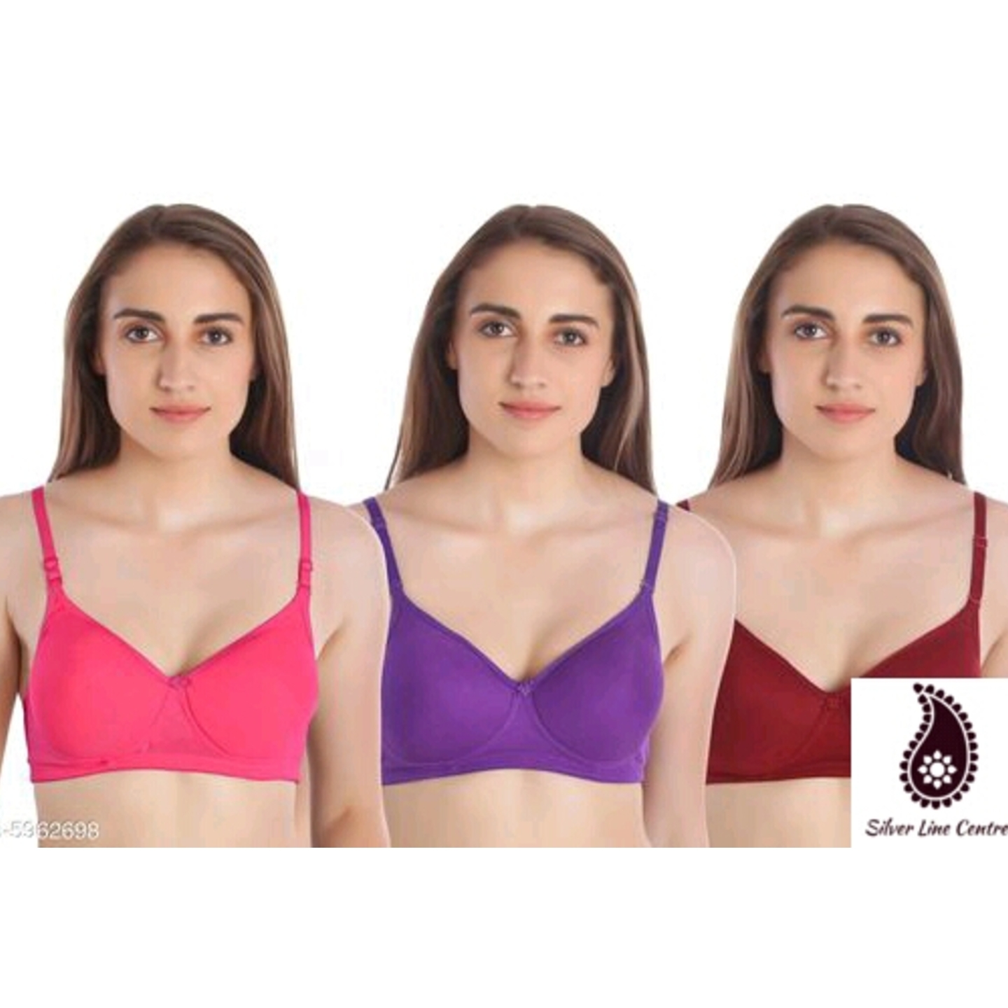 Women's Trendy Hosiery Bras Combo 3 pcs