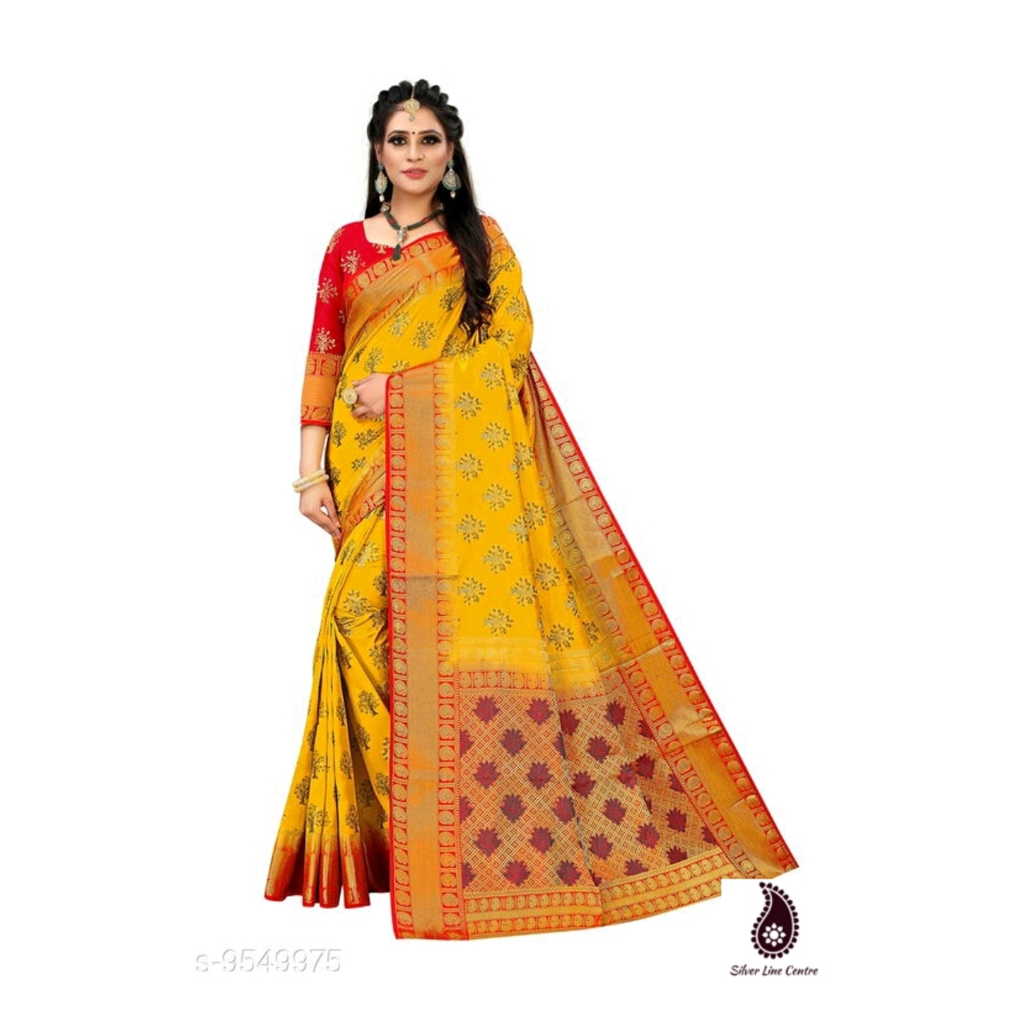 Women's Prm Self Design Banarsi Silk Saree