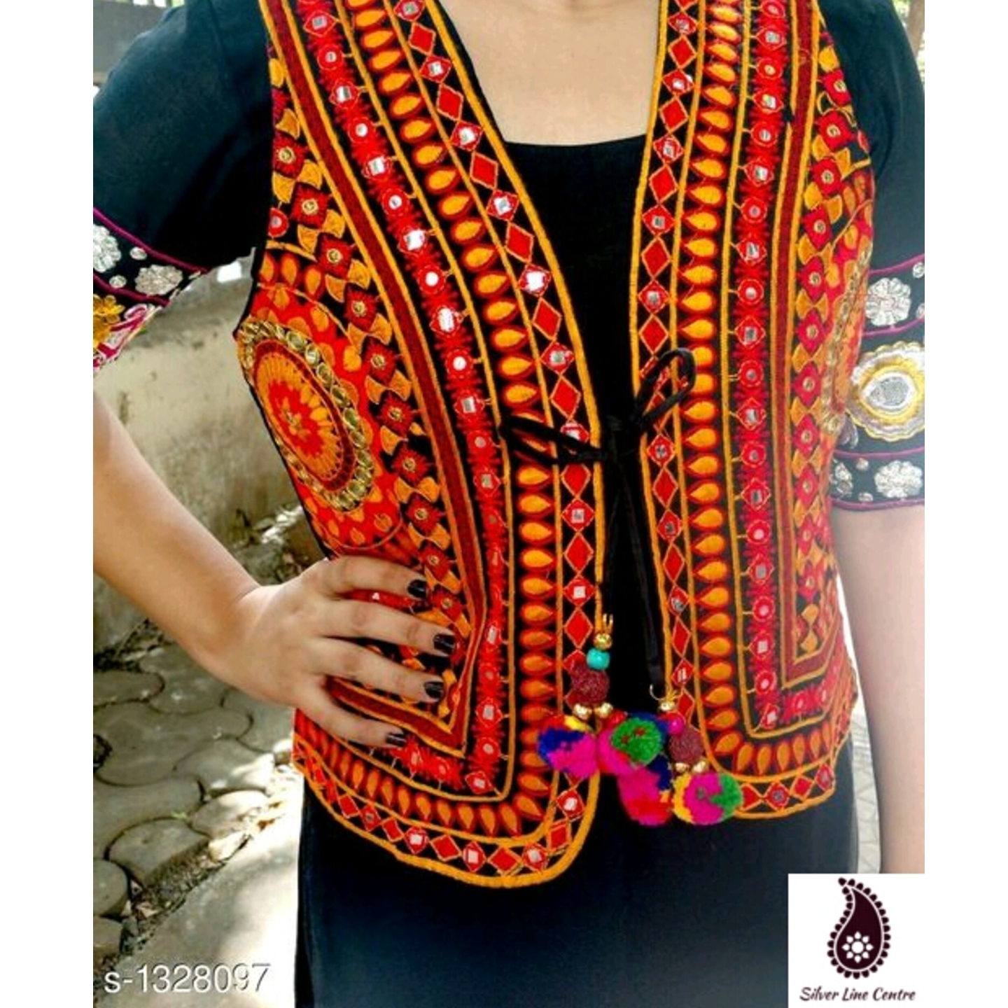 Womens Kutchi Work Ethnic Jacket