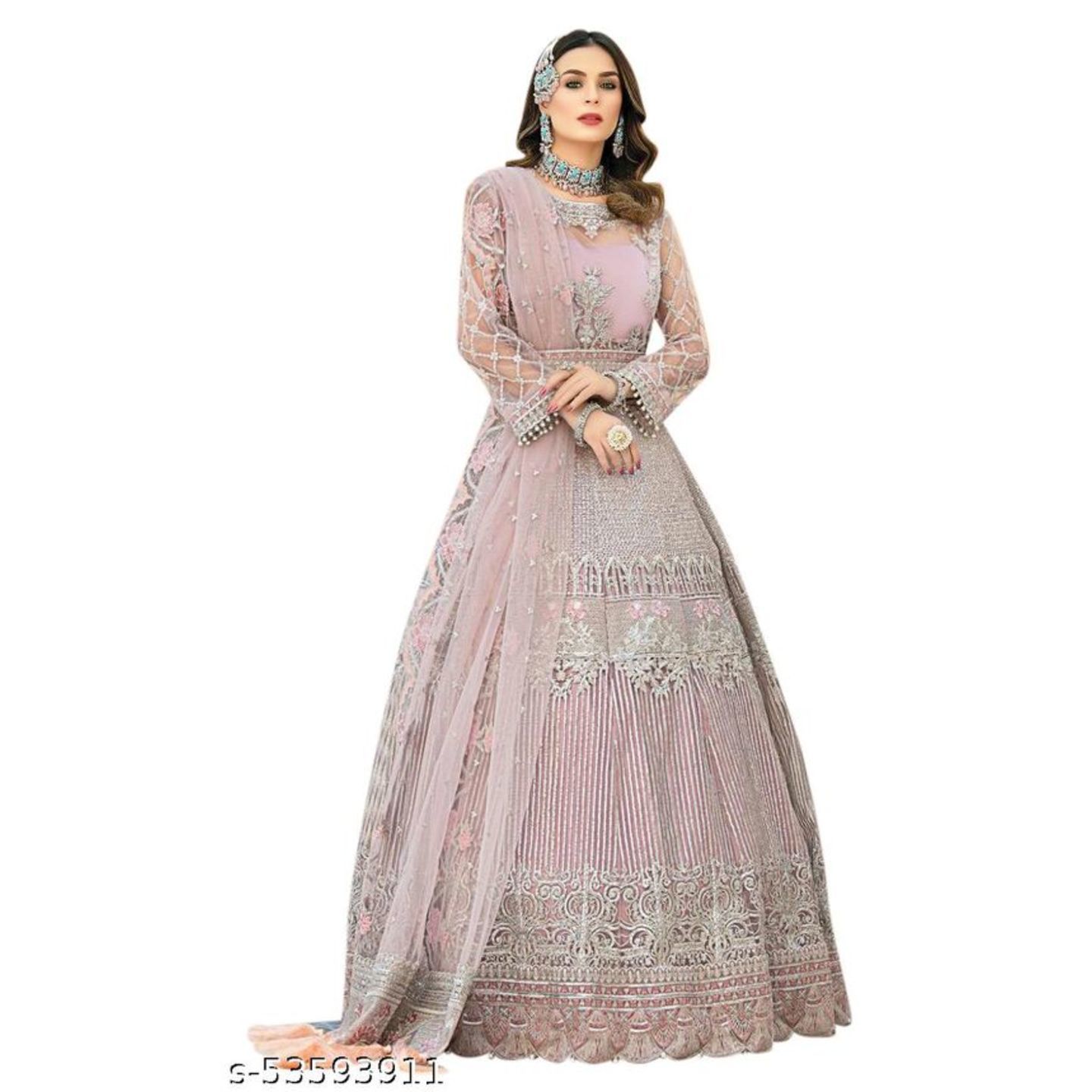 Geelan fabric Gown