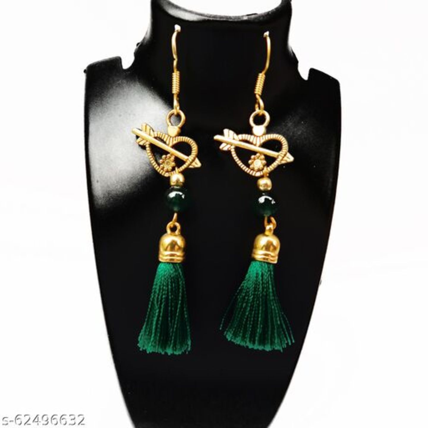 Tassels & Stone Fancy Earring SIZE-Free Size