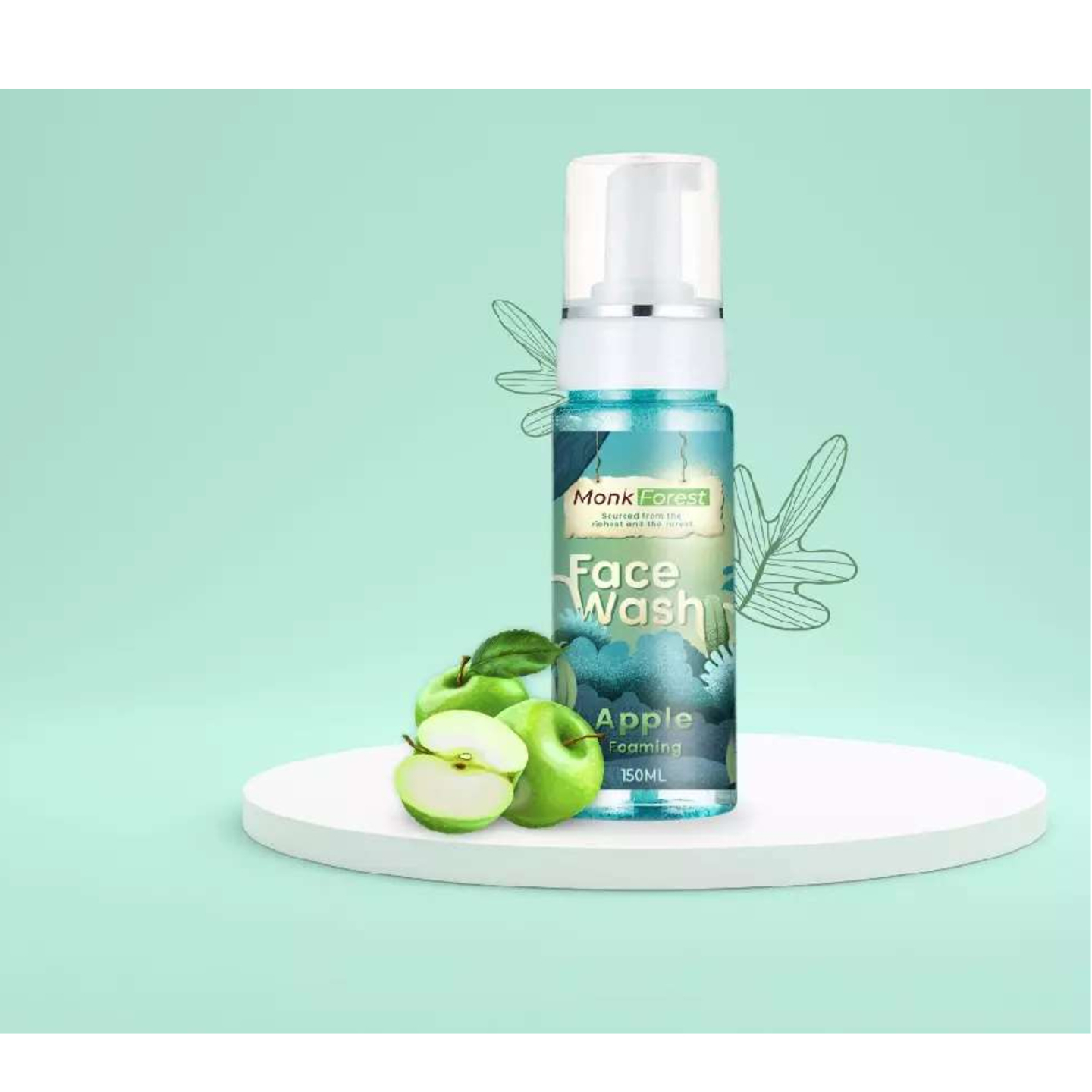 Green Apple Foaming Facewash Sulphate-Paraben Free