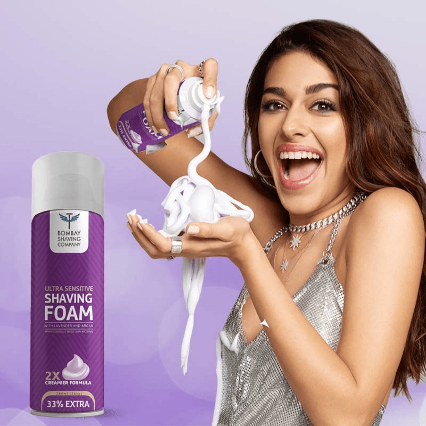 Ultra- Sensitive Shaving Foam  Enchanting Lavender & Argan-For Women