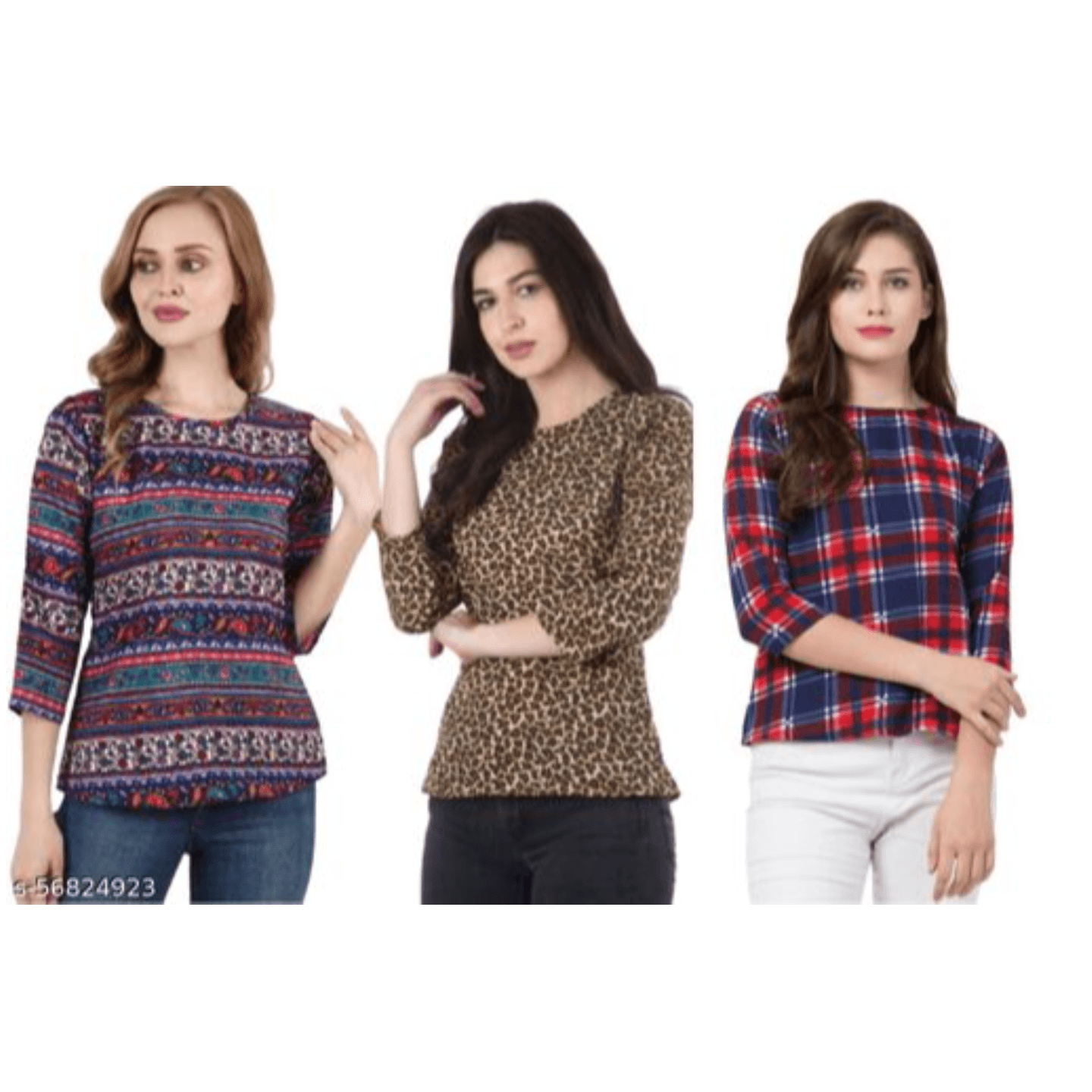 Fancy Designer Women Tops & Tunics Combo Pack of 3