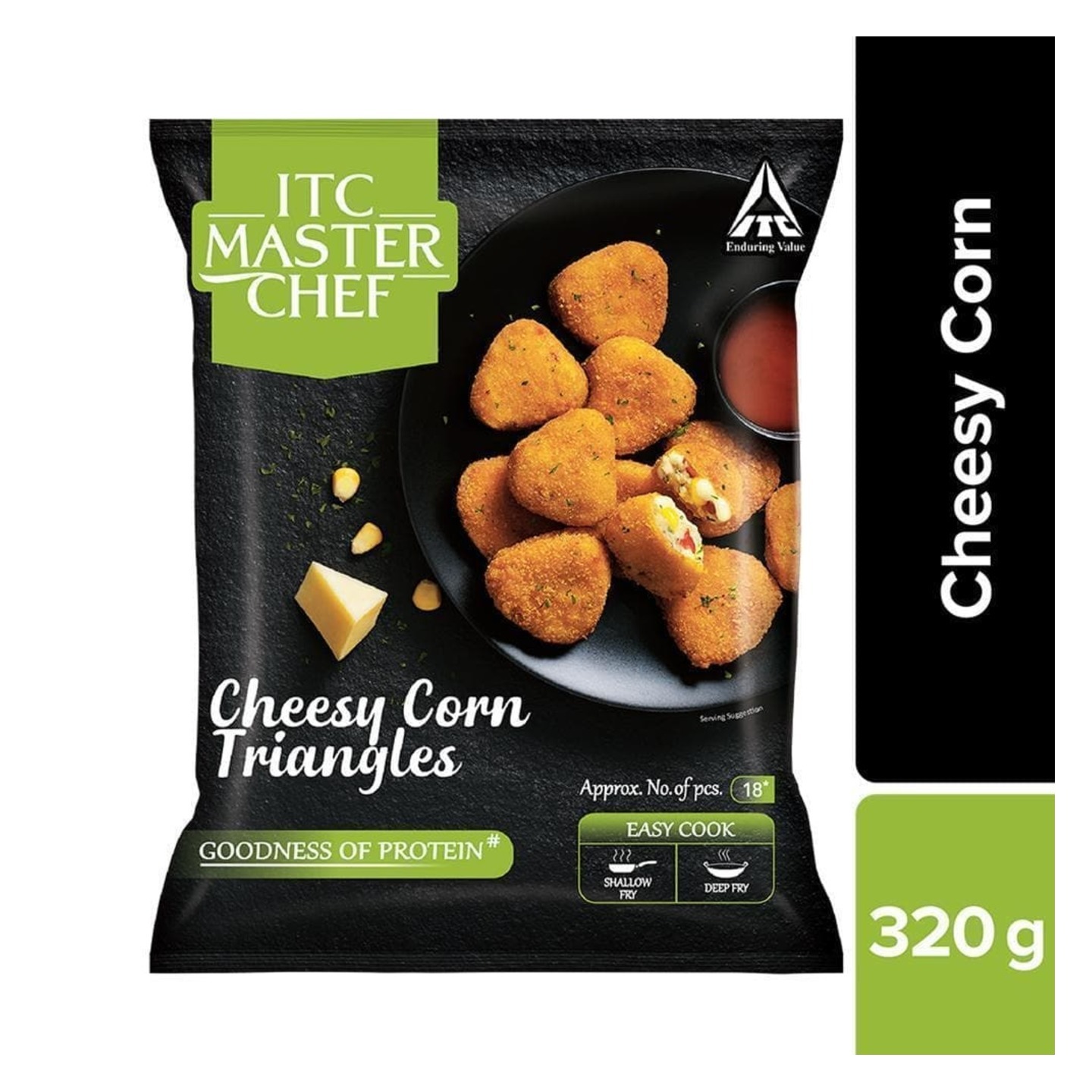 ITC Master Chef Cheesy Corn Triangles 320g