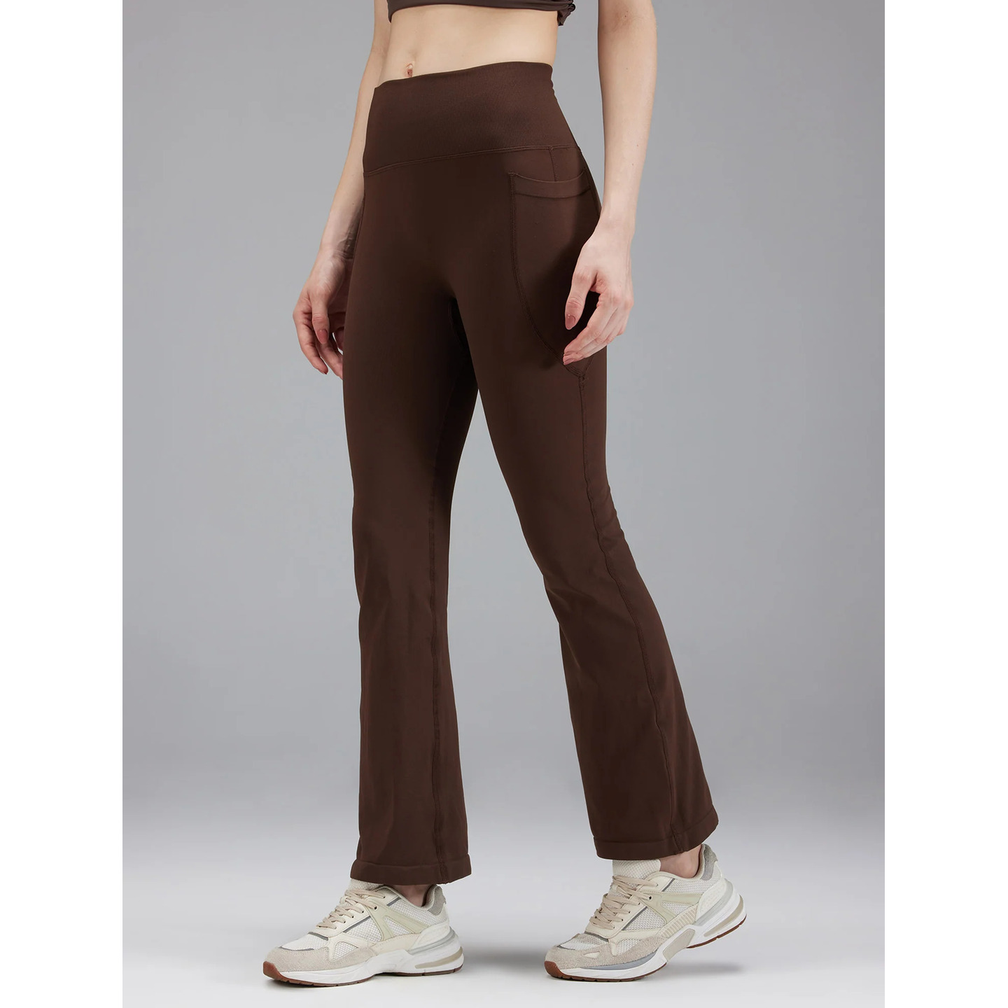 Brown Sculpt 2.0 Flare Leggings