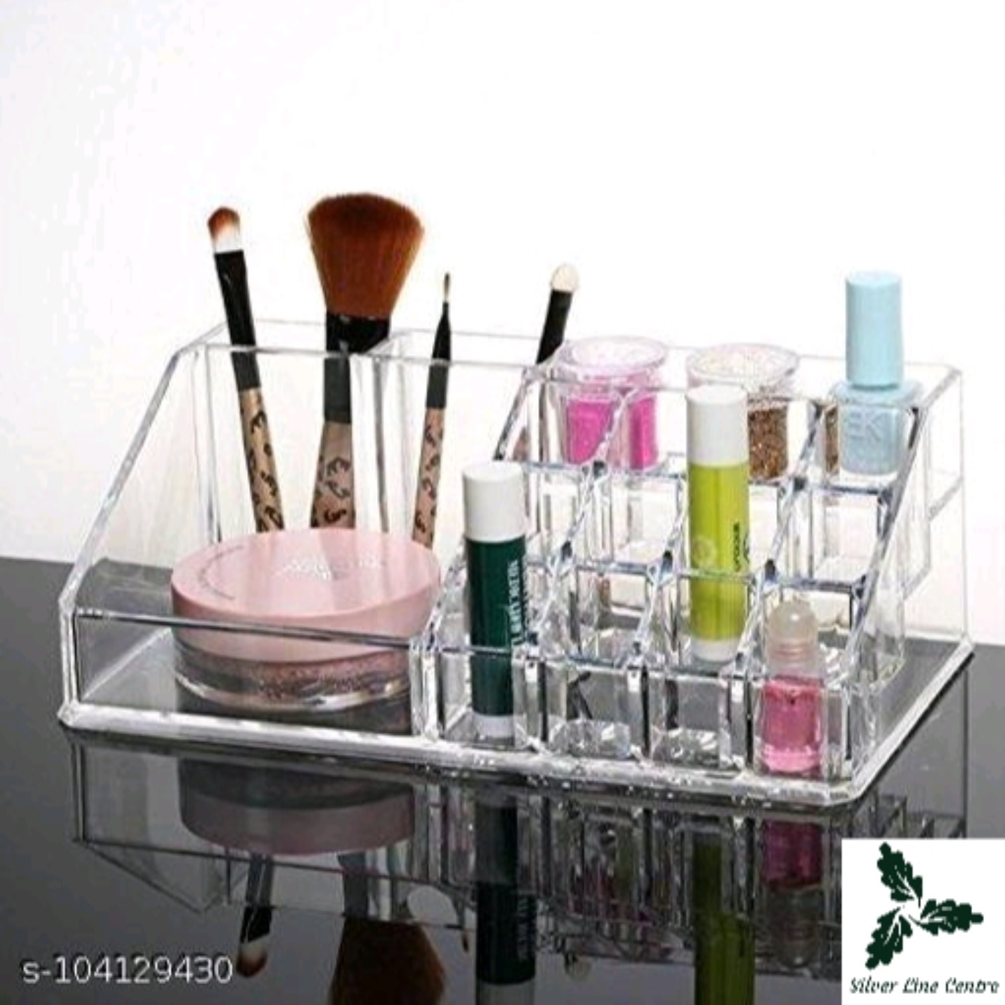 16 Grid Acrylic Lipstick Holder Stand Organizer-Cosmetic Organizer Size-Medium