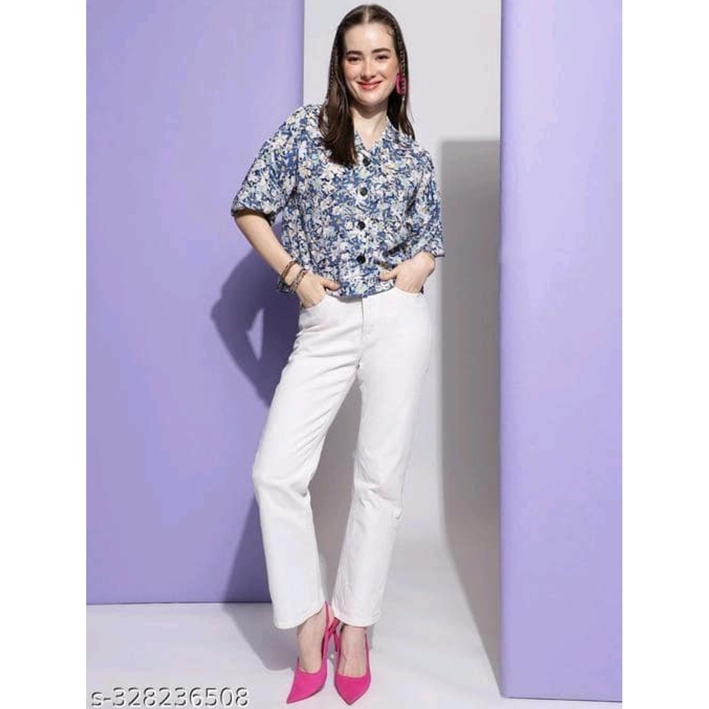 Comfy Ravishing Women's Georgette Printed Shirts*