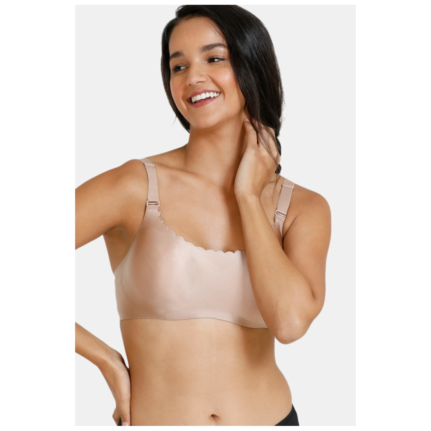 Zivame Miracle Double Layered Non Wired Full Coverage T-Shirt Bra - Cuban Sand