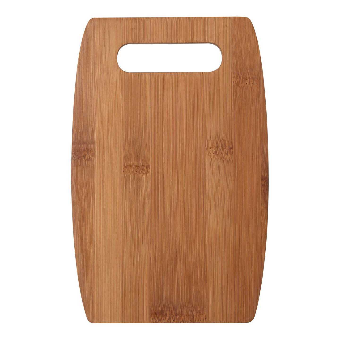 Bergner Natural Bamboo Cutting Board – 30 cm