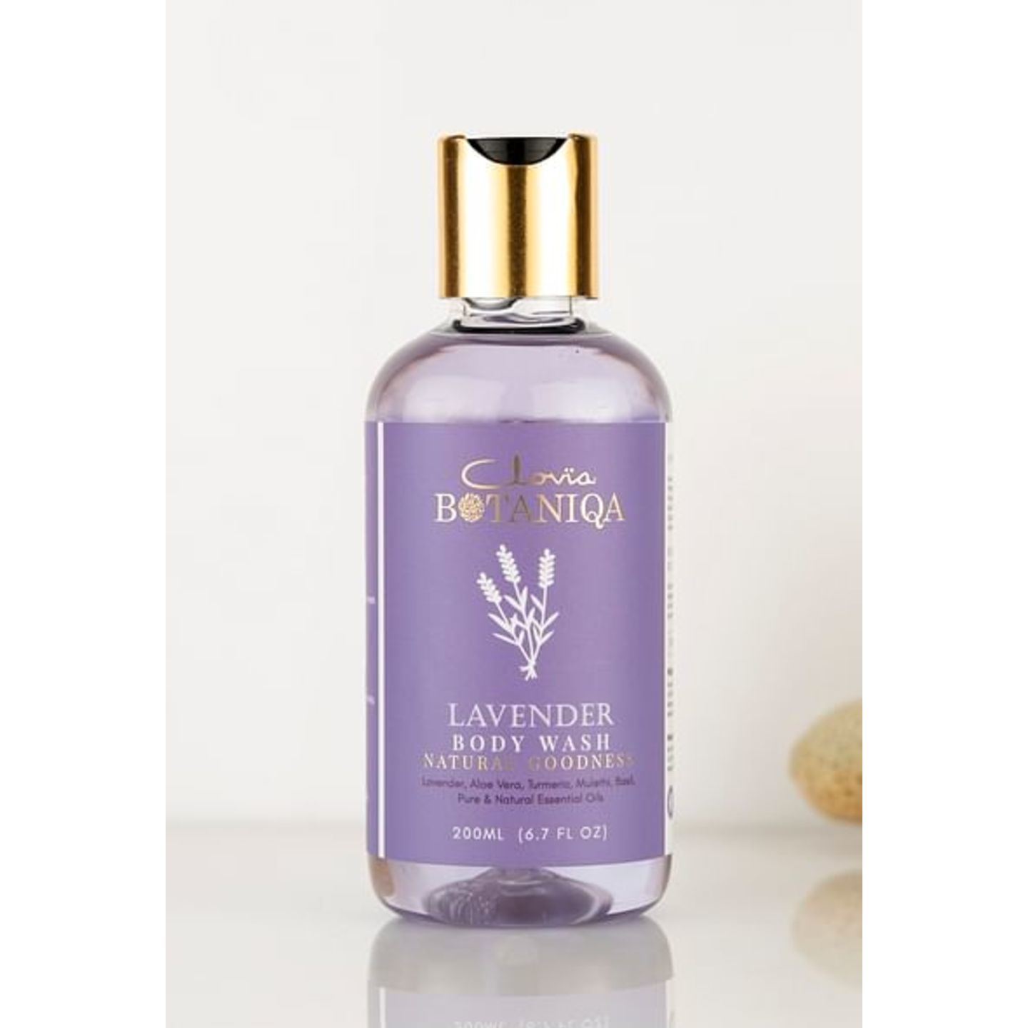 Clovia Botaniqa Lavender Body Wash with Aloe Vera & Basil Extracts - 200 ml