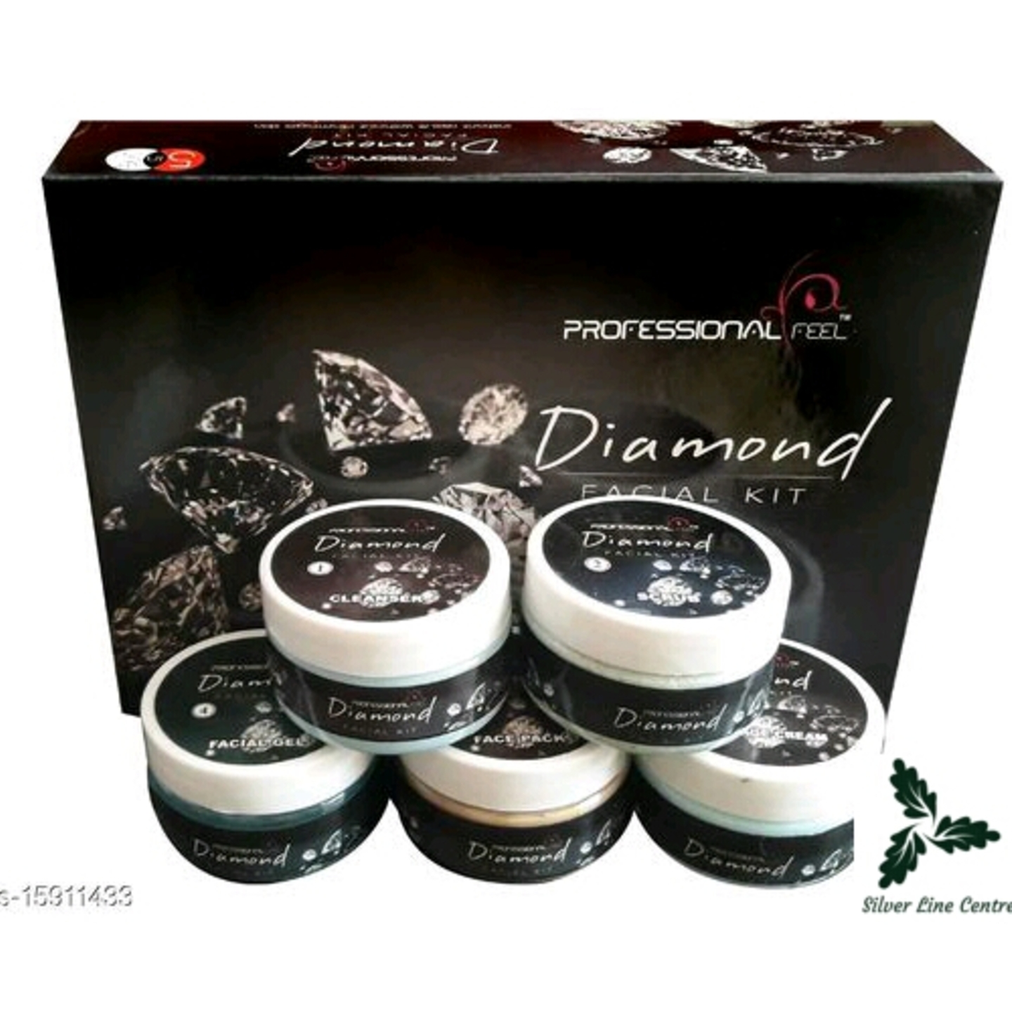 Professional Diamond Facialkit, Men & Women Fairness & Whitening All Type Of Skin Solution 250 gm