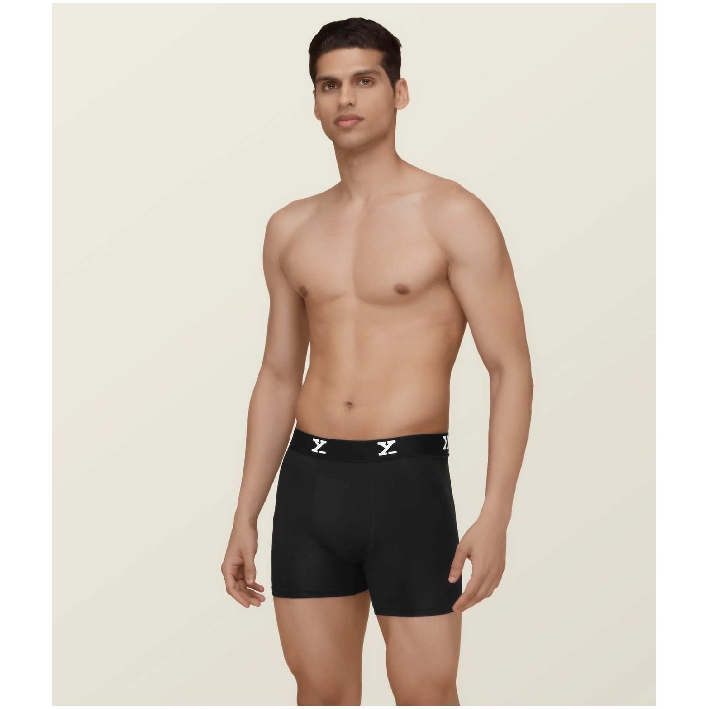 IntelliSoft ACE MODAL BOXER BRIEFS BLACK KNIGHT