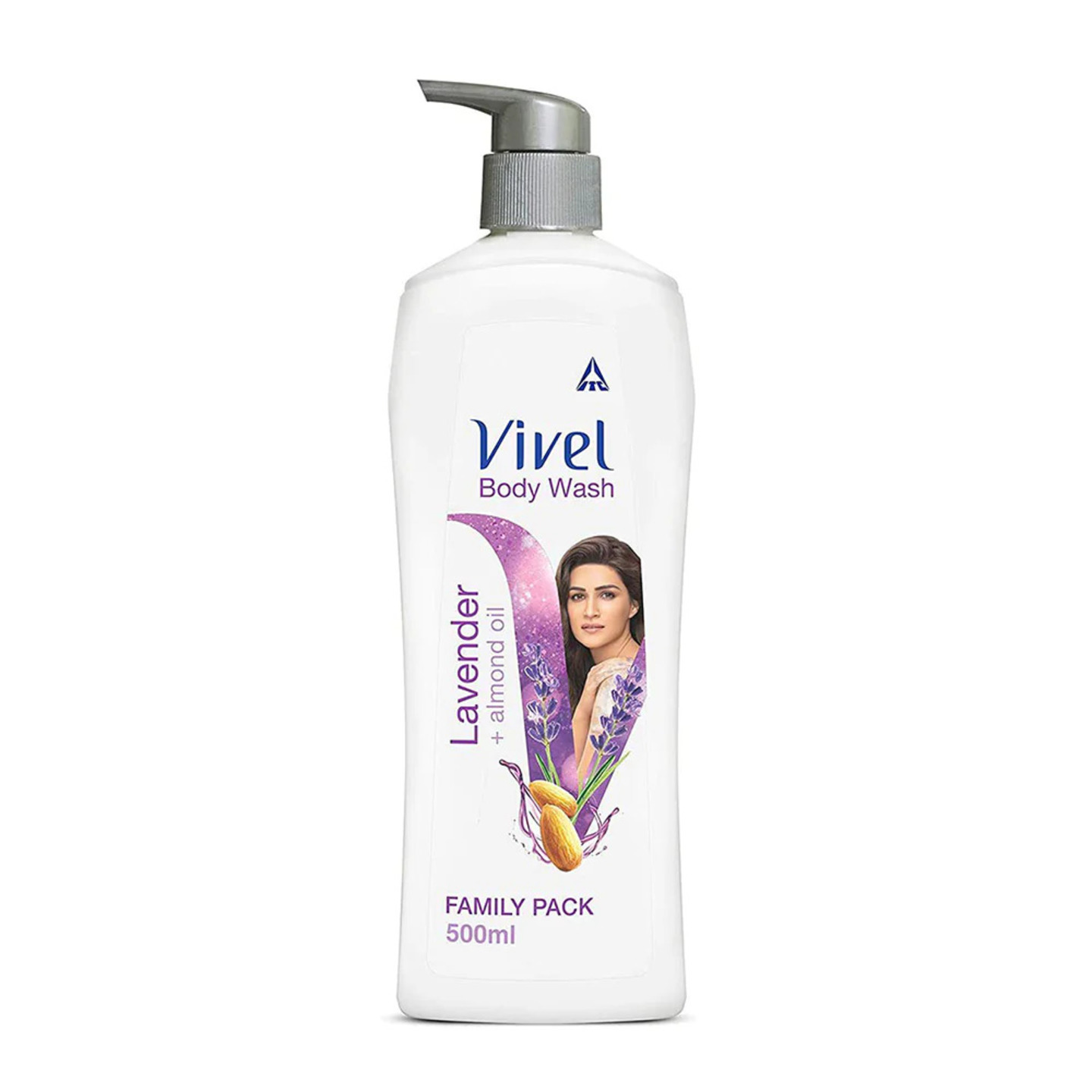 Vivel Body Wash, Lavender & Almond Oil Shower Creme, Fragrant & Moisturising, For soft and smooth skin, High Foaming Formula, 500 ml Pump, For women and men Size- 500 ml