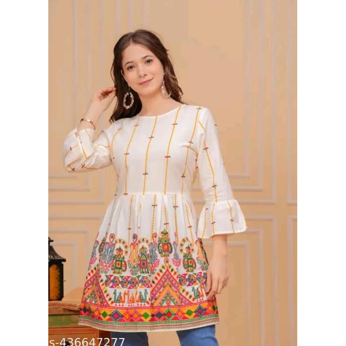 Trendy Jaipuri Anarkali Kurti  