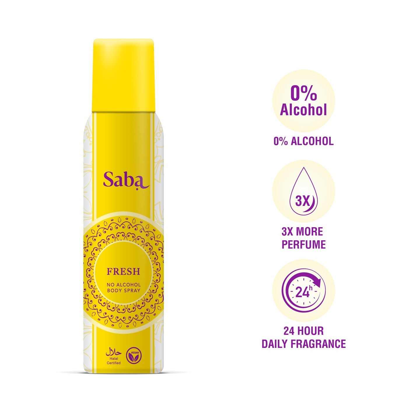 Saba Fresh- BODY SPRAY-150 ml