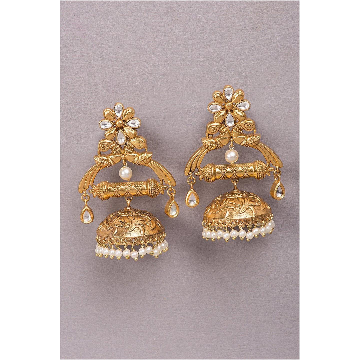 Gold Chandelier Earrings