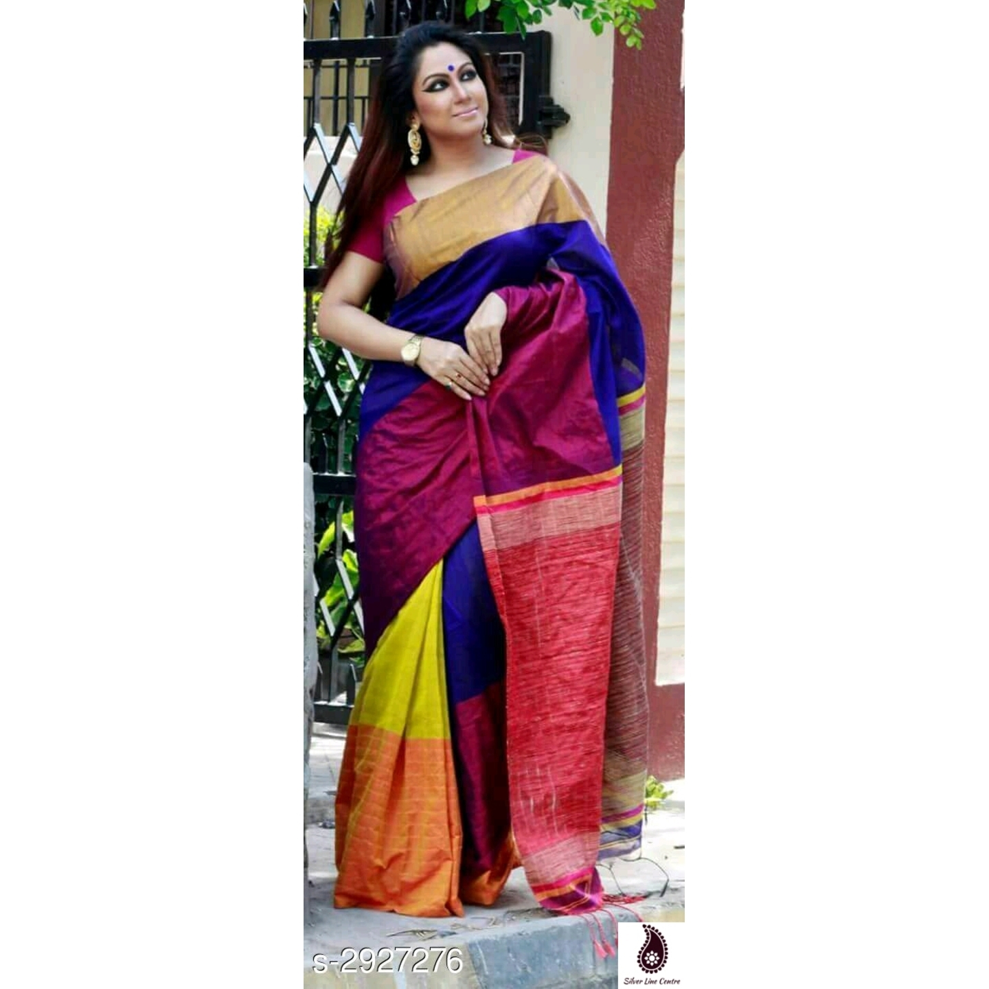 Womens Stunning Cotton Silk Saree