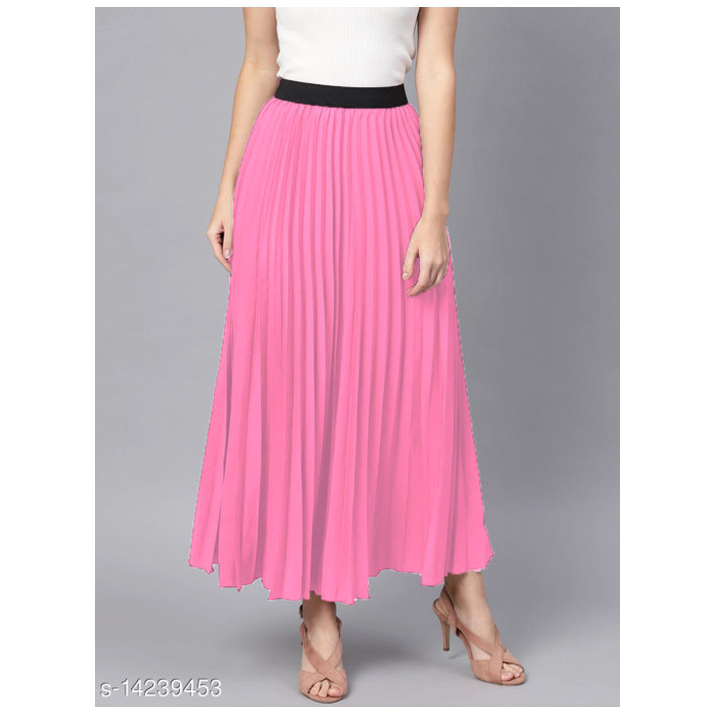  Casual Modern Women  Me_Pleted SKIRTS