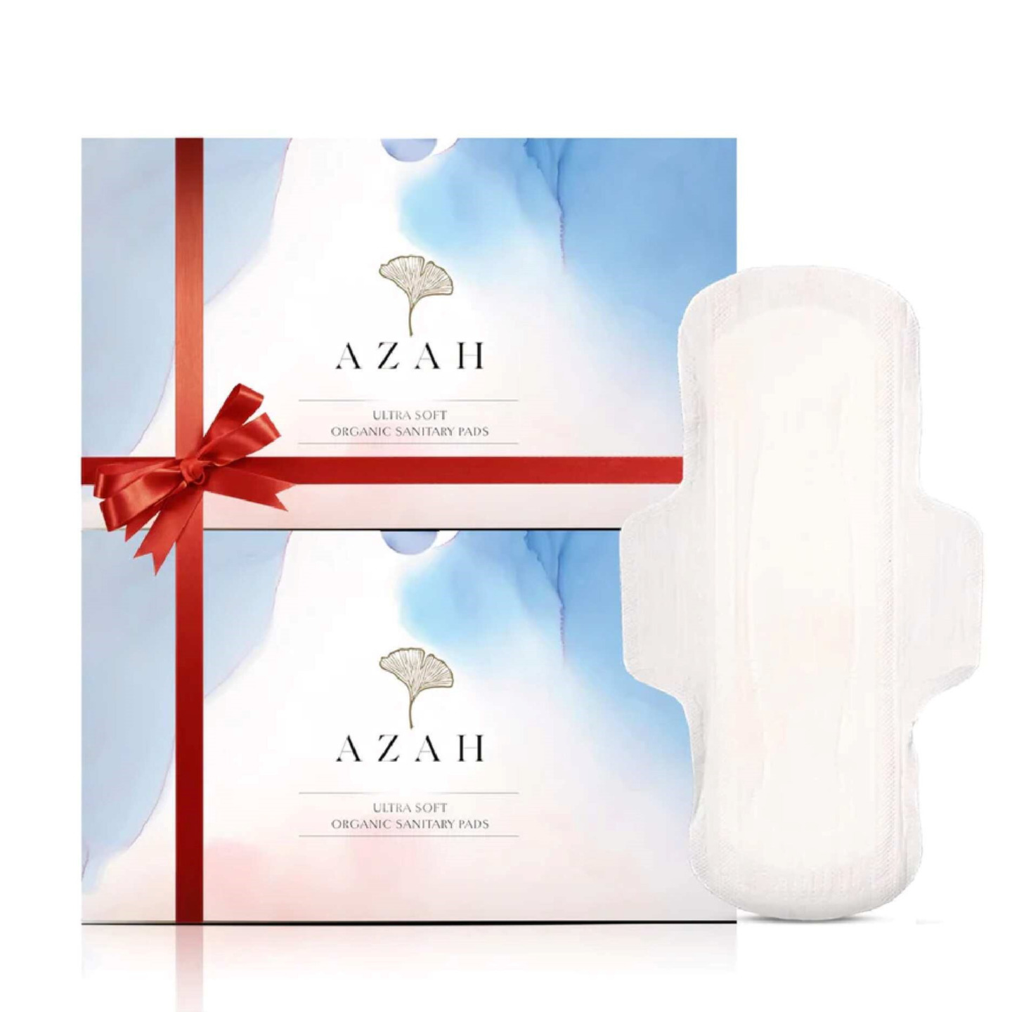 Azah Rash Free Sanitary Pads for women  Super Saver Box of 80 Pads Without Disposable Bags by AZAH