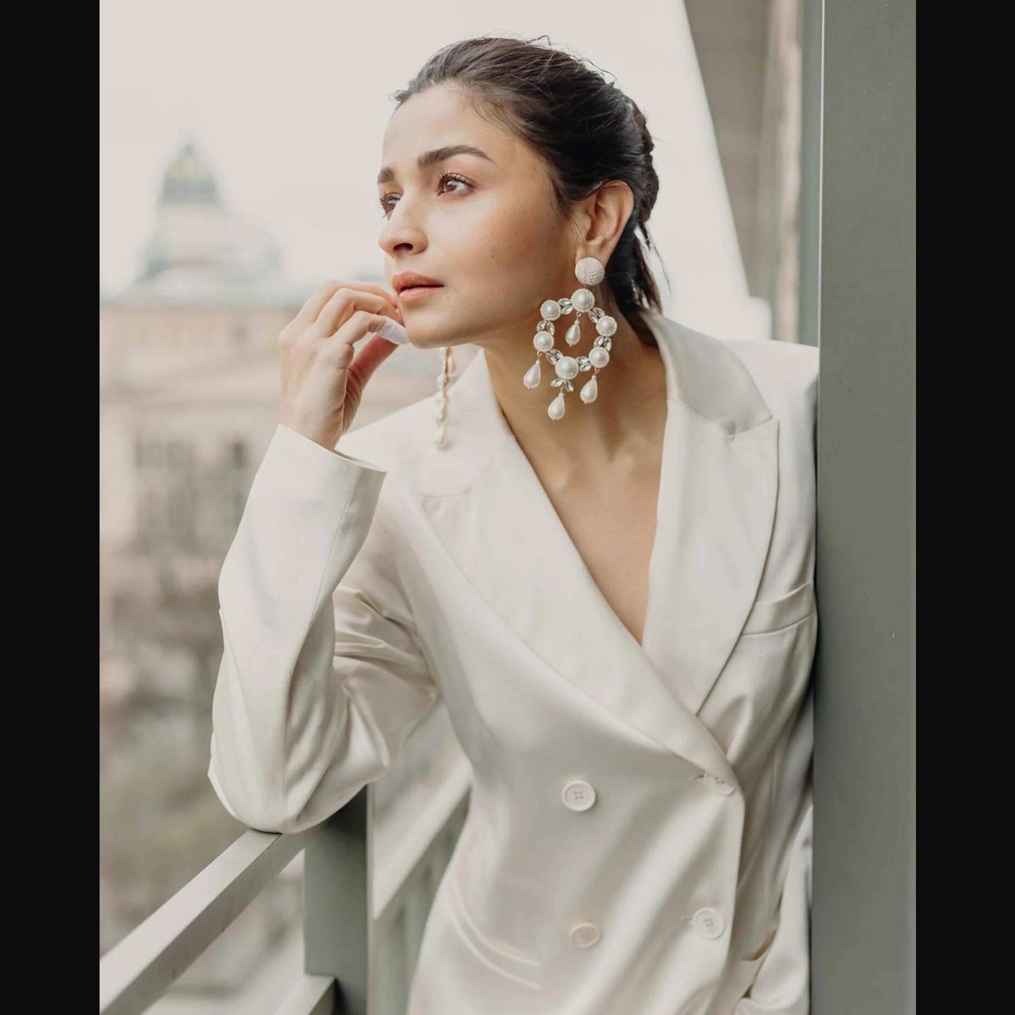 Alia Bhatt In Geometry of Space Earrings