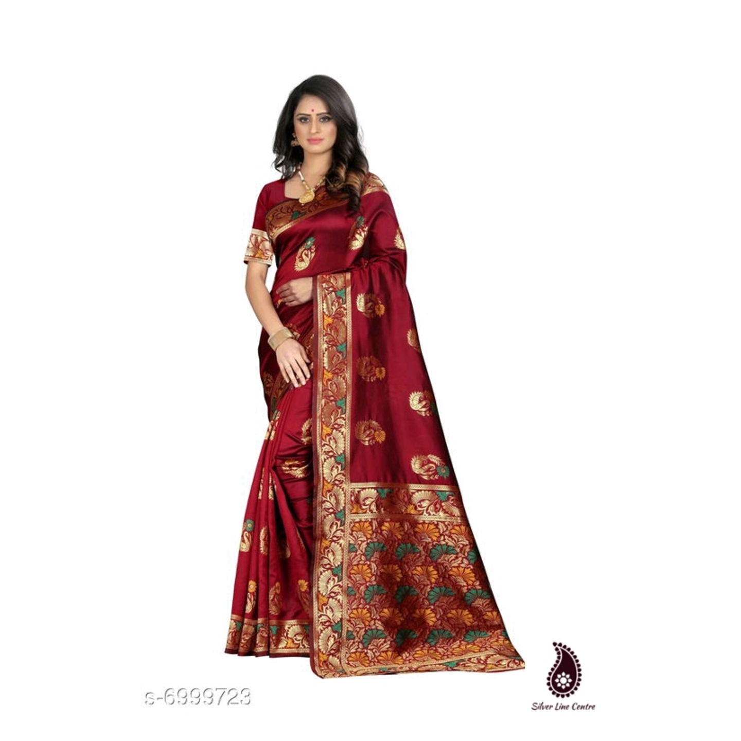 Womens Wedding Banarsi Silk Saree