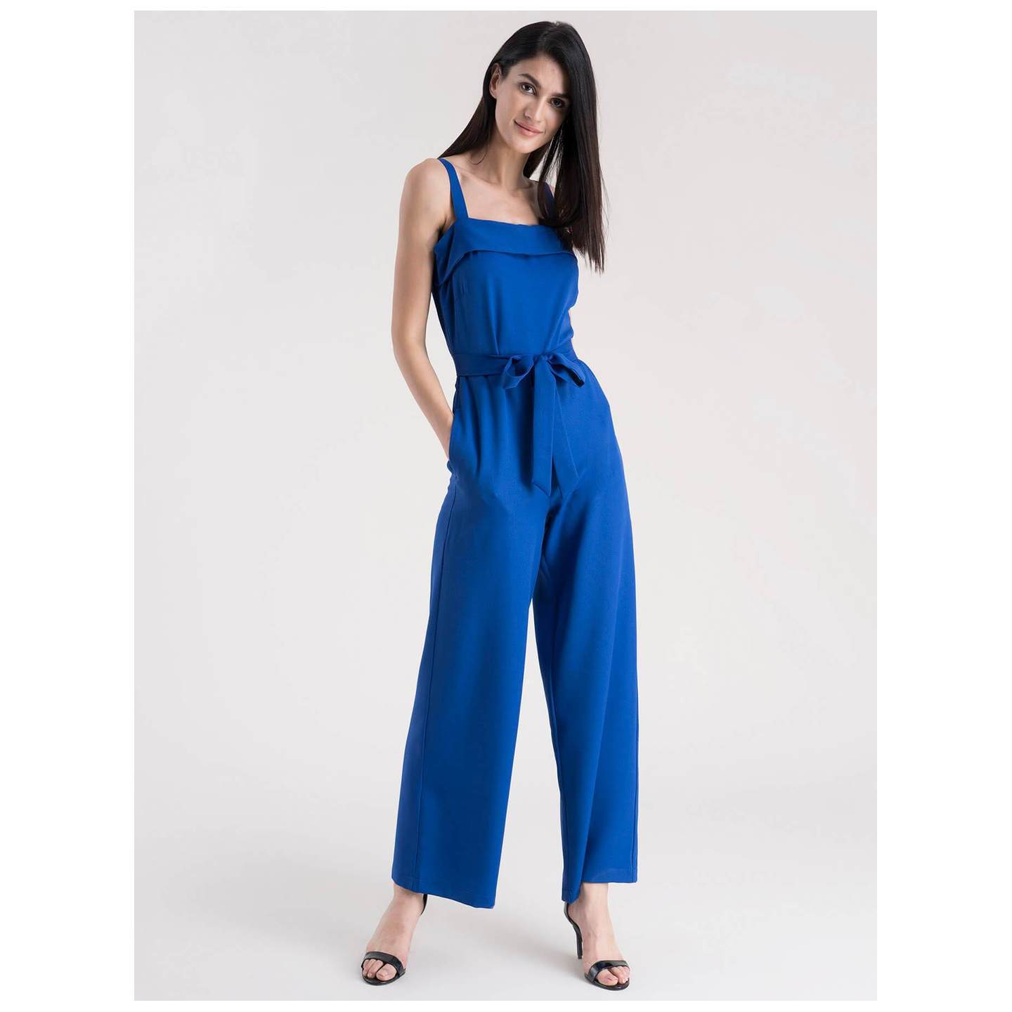 Sleeveless Jumpsuit - Royal Blue