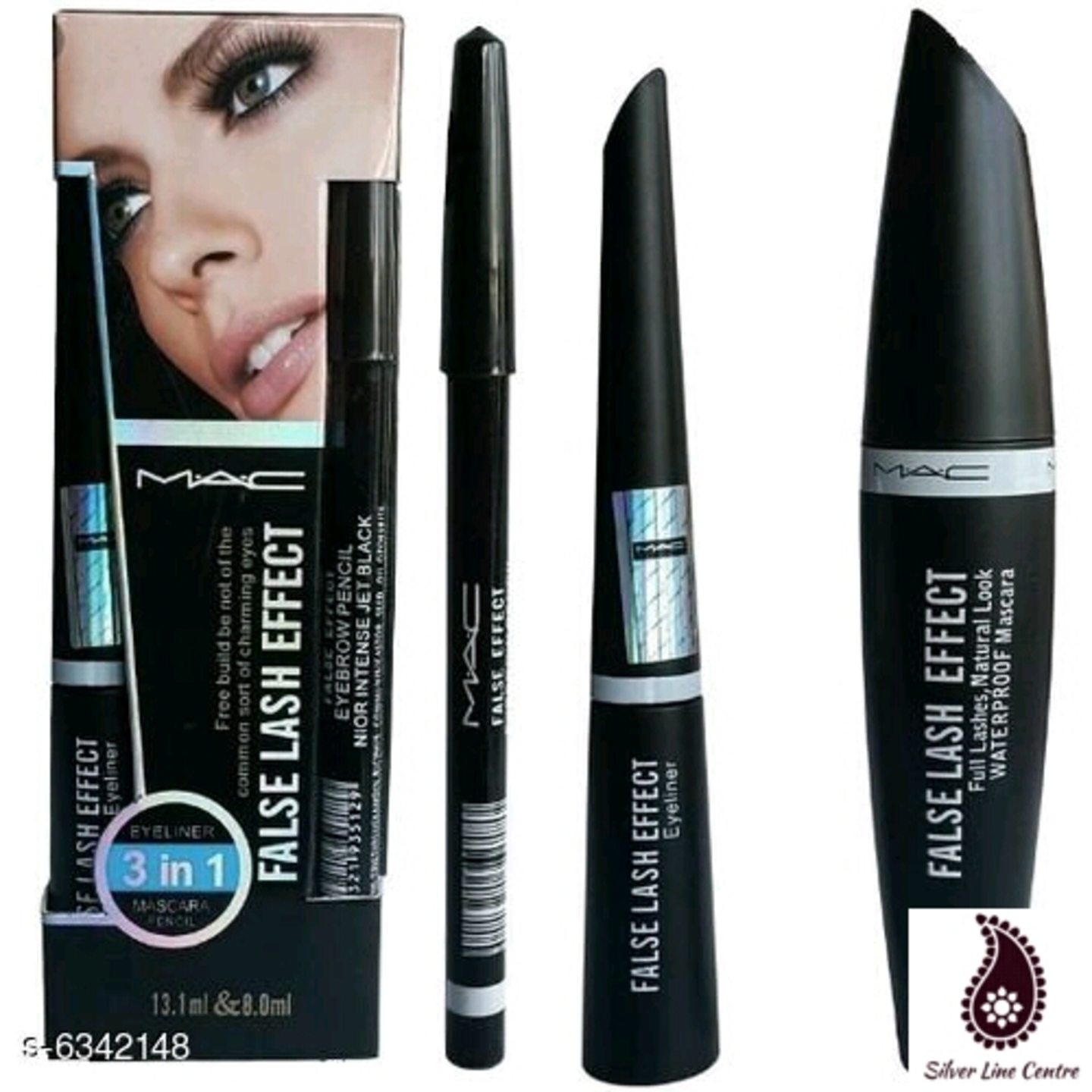 Moisturizing Foundation Make Up Pencil,Eyeliner,Mascara