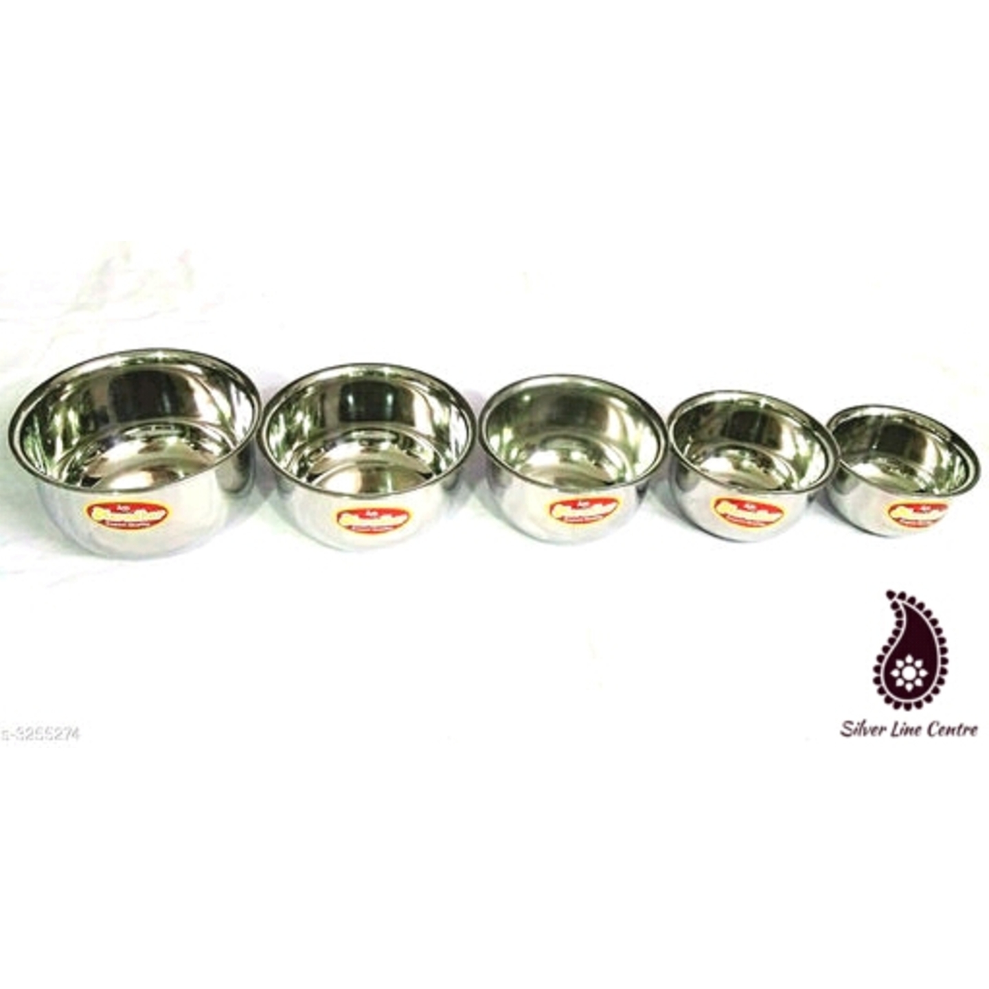 Stainless Apple Bottom Tope Tapeli Set 5 pcs